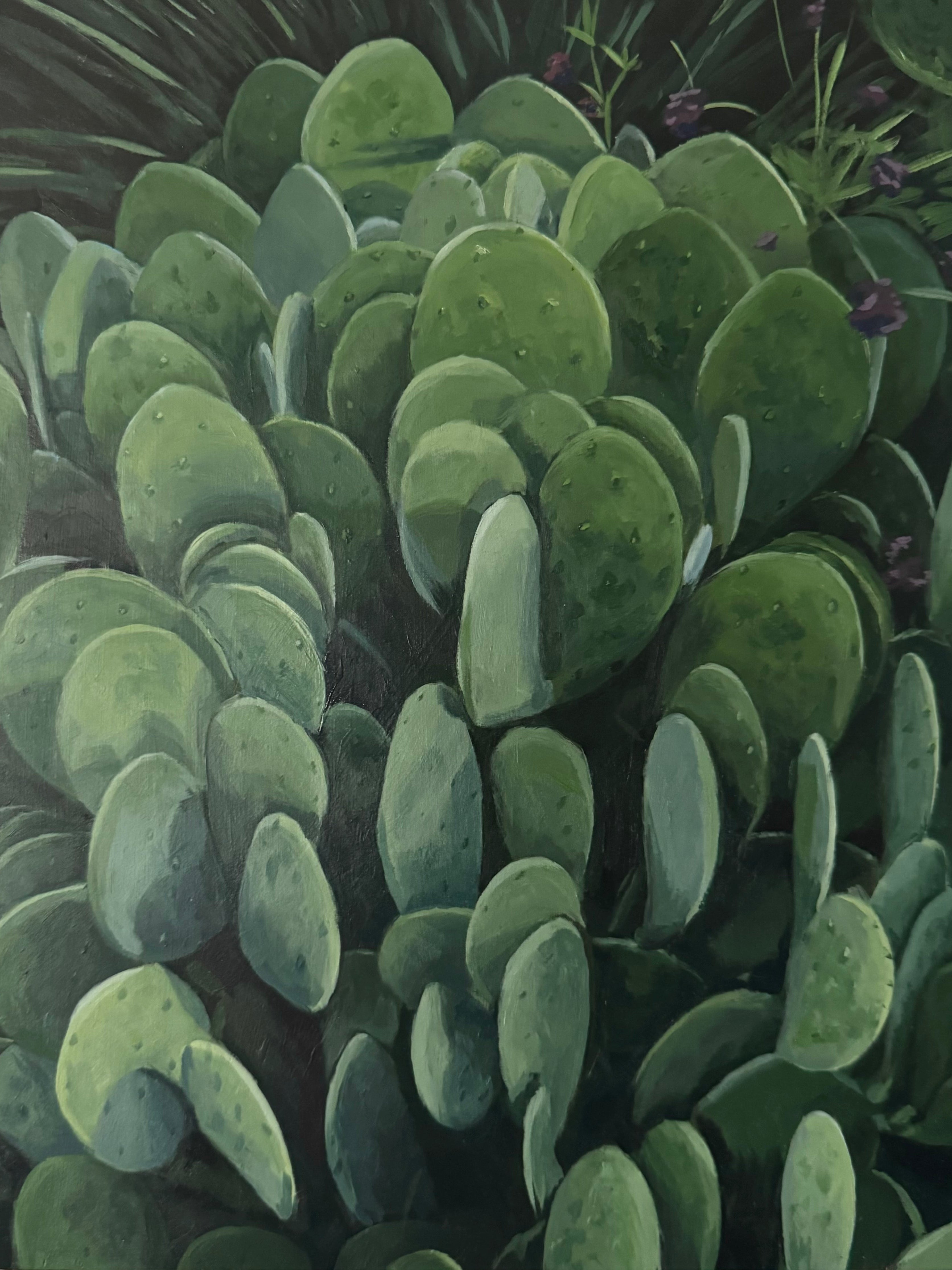 prickly pear cactus wall art Prickly Pear Mass by Leigh Ann Torres – Art For The People Gallery