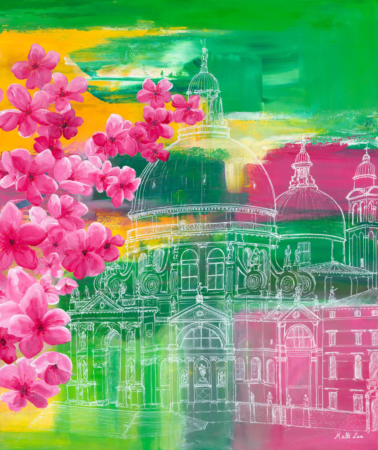 The Floating City Print by Malti B Lee + 11"x14"