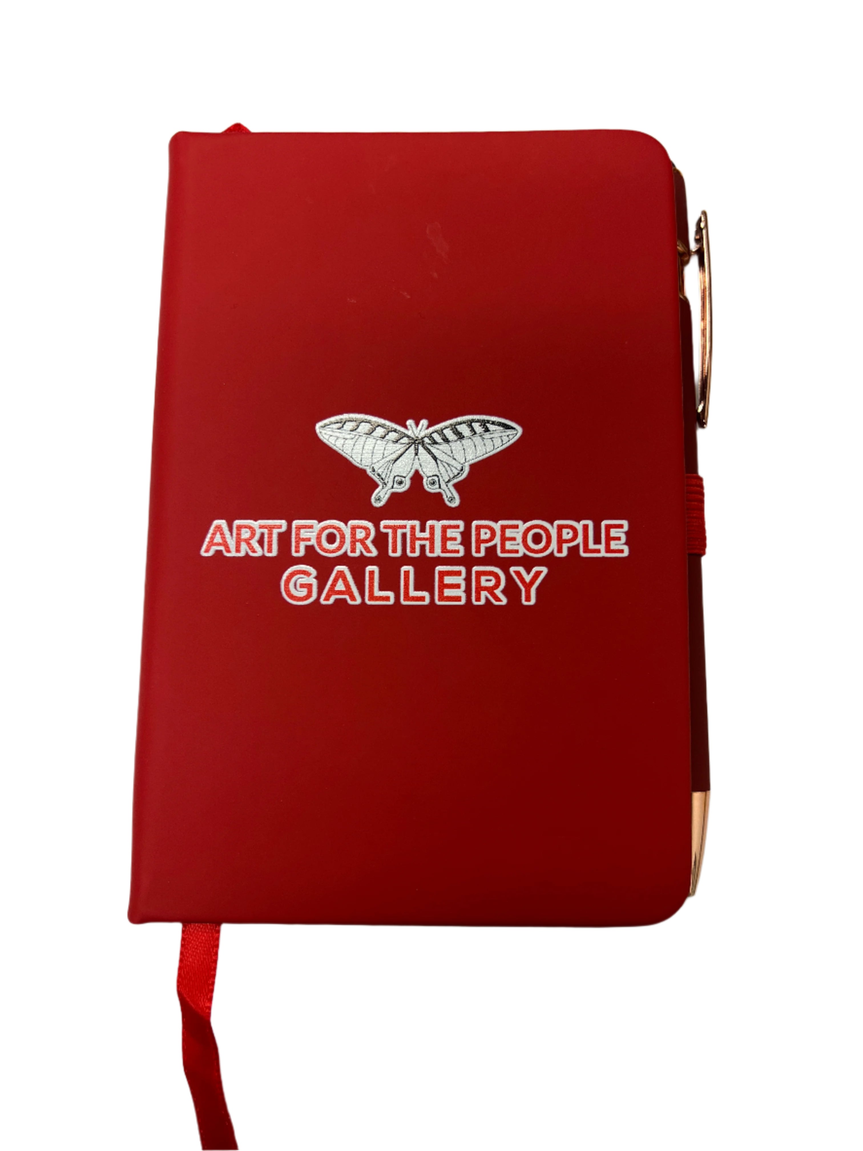 AFTPG Merch - Art for the People Gallery Notebook and Pen