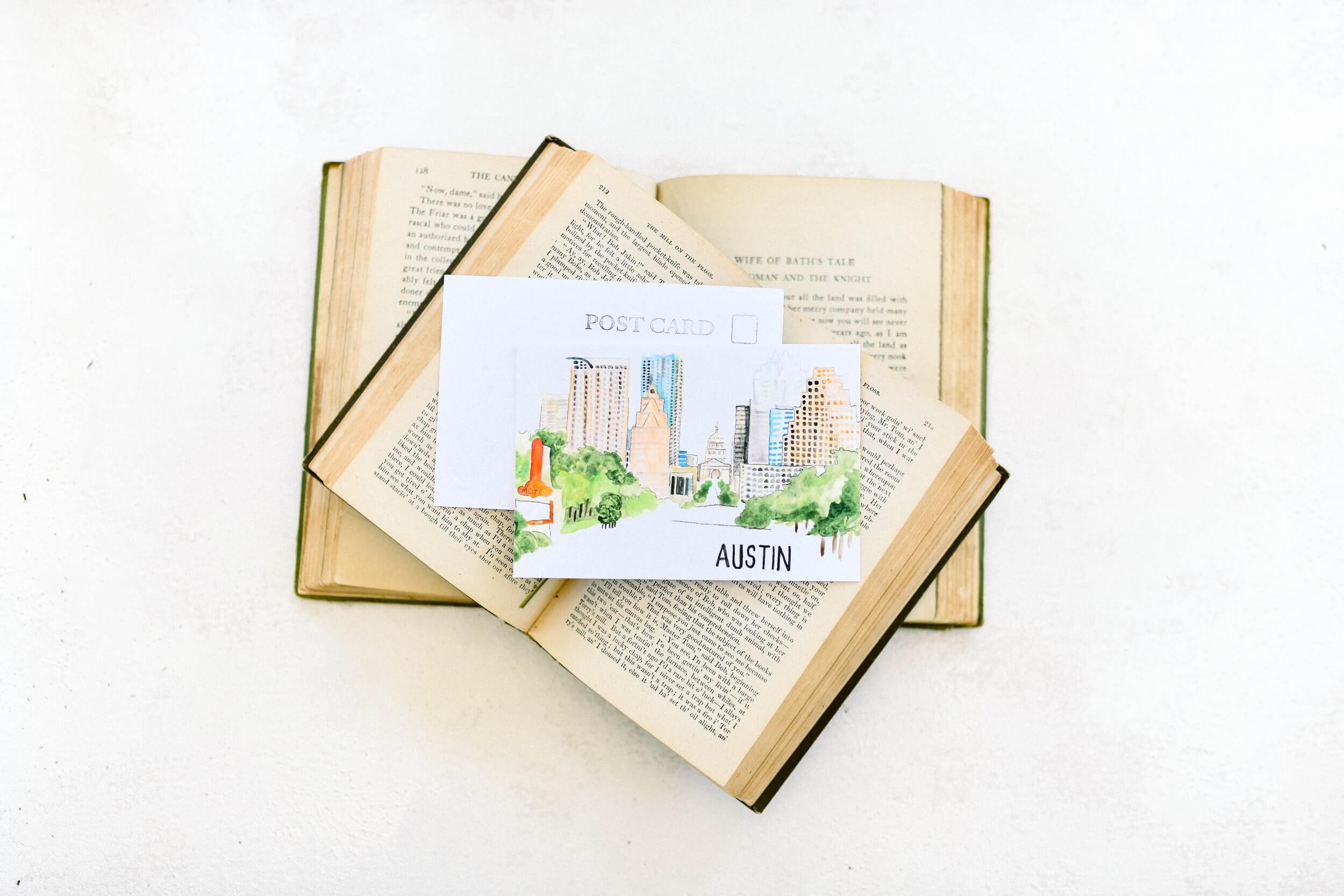 Austin Postcard by Alex Quirk