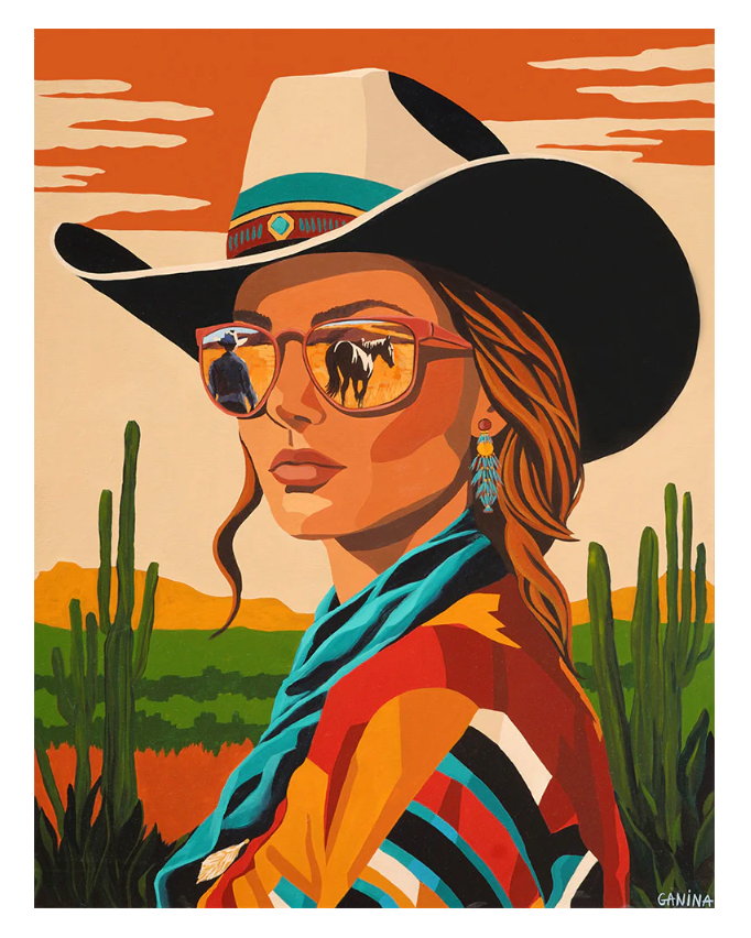 Under Western Skies Print by Anna Ganina