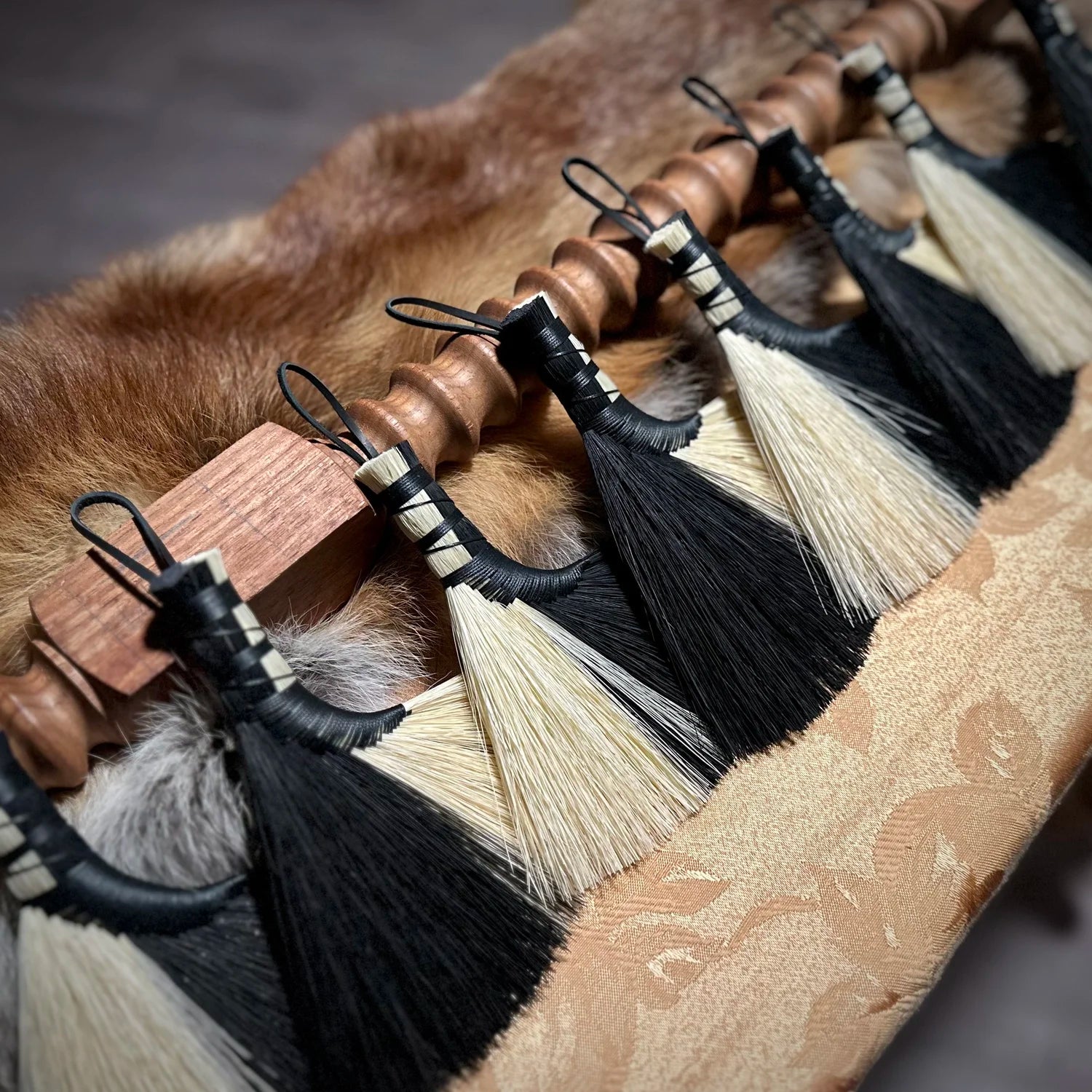 Light and Shadow Ixtle Altar Broom by Blue Cypress Botanicals