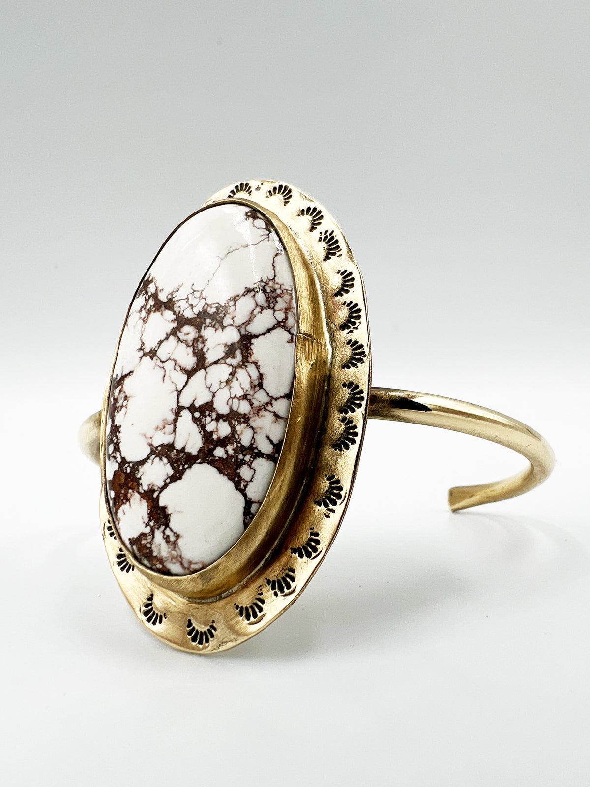 Crazy Horse Jasper Cuff by BeBeadiful Jewelry