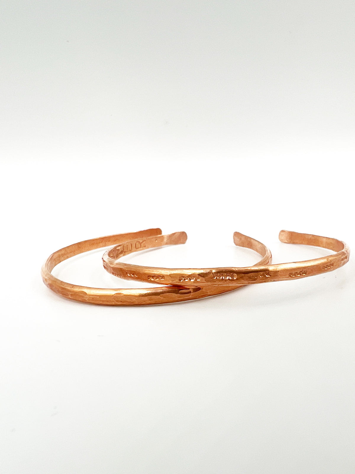 Dreamer Copper Cuff Pair by BeBeadiful Jewelry