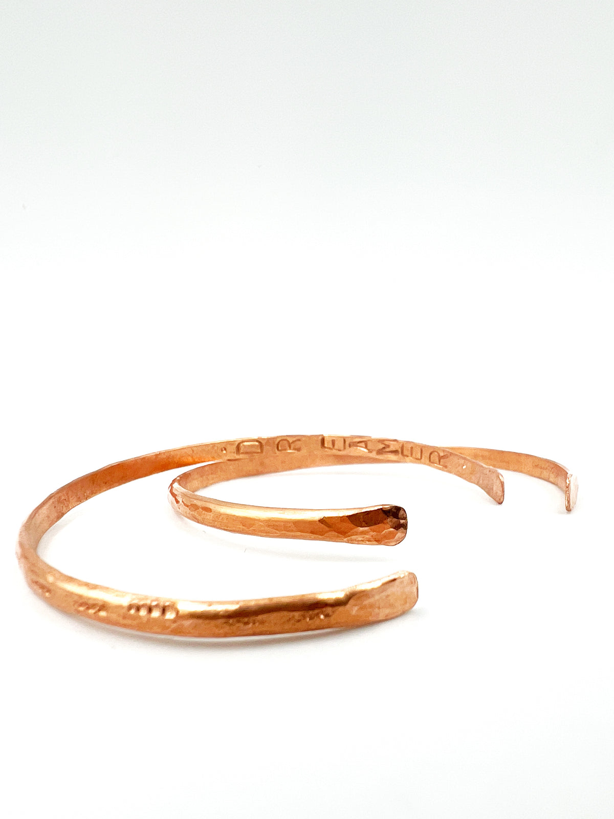 Dreamer Copper Cuff Pair by BeBeadiful Jewelry