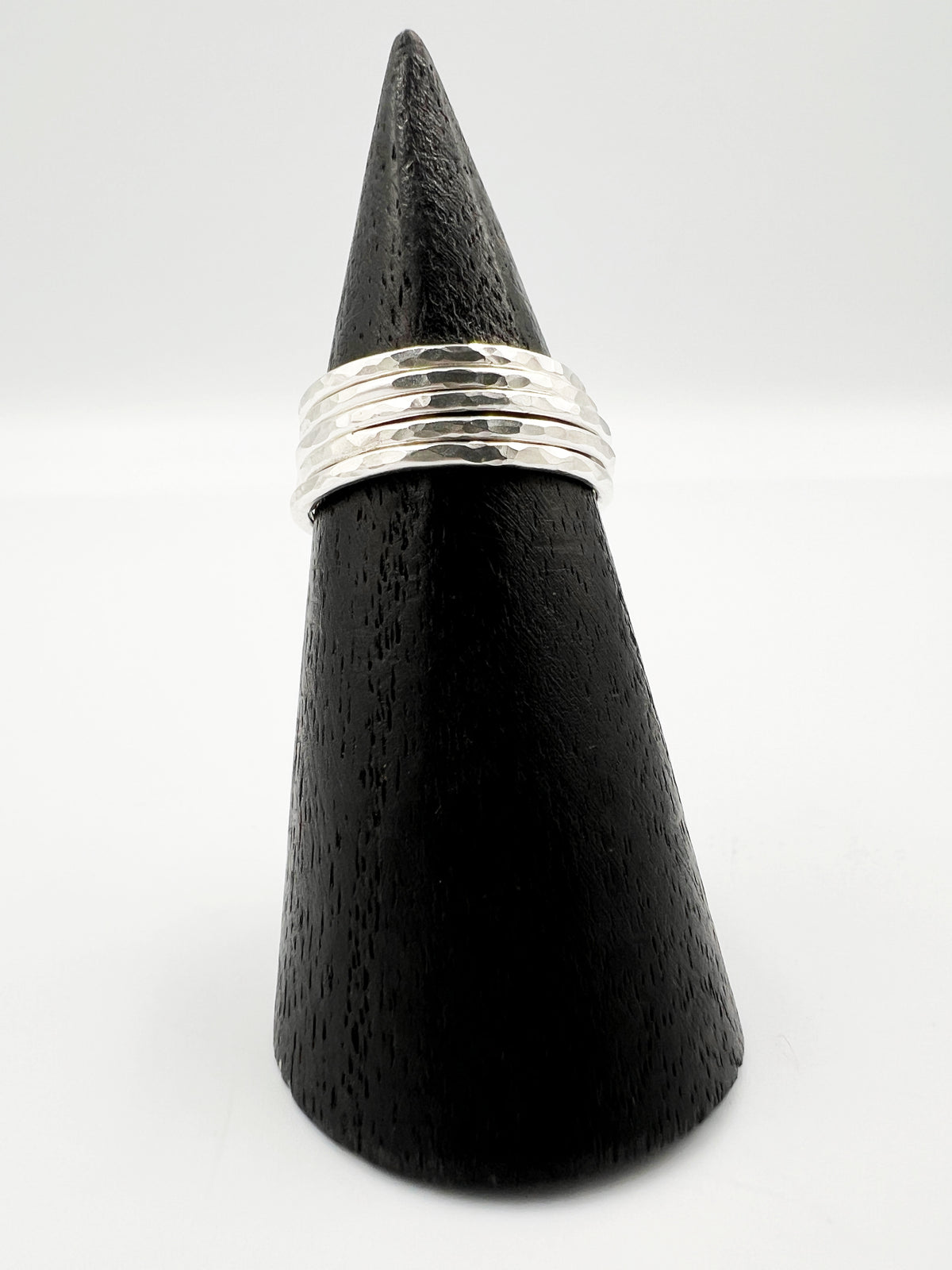 Hammered Sterling Silver Plain Rings by BeBeadiful Jewelry