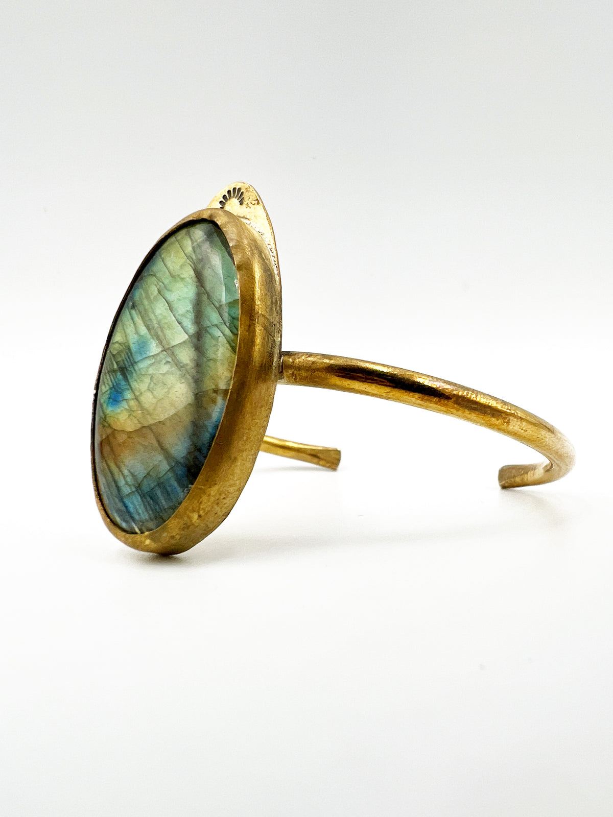 Labradorite Cuff by BeBeadiful Jewelry