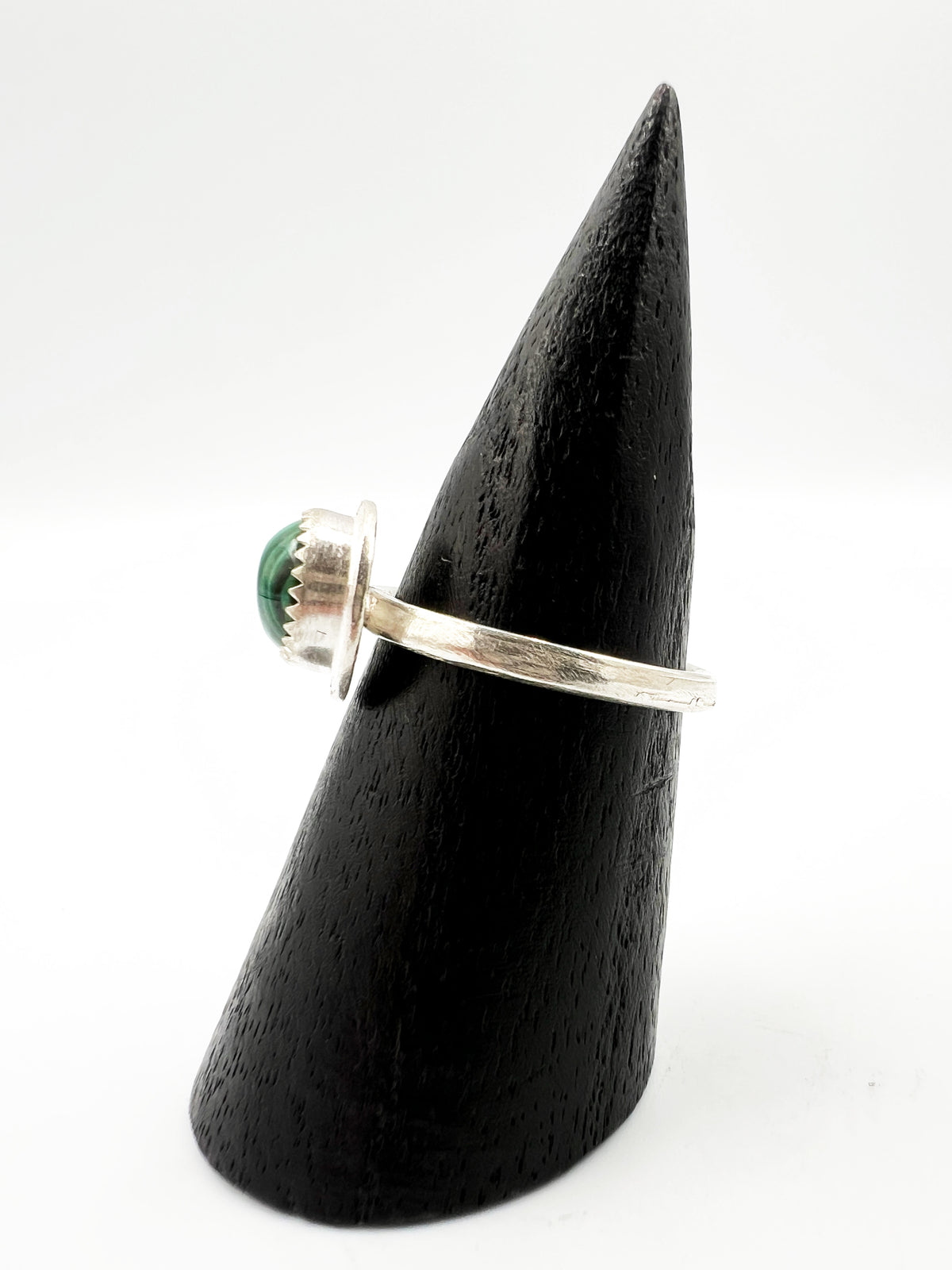 Malachite Sterling Silver Ring by BeBeadiful Jewelry