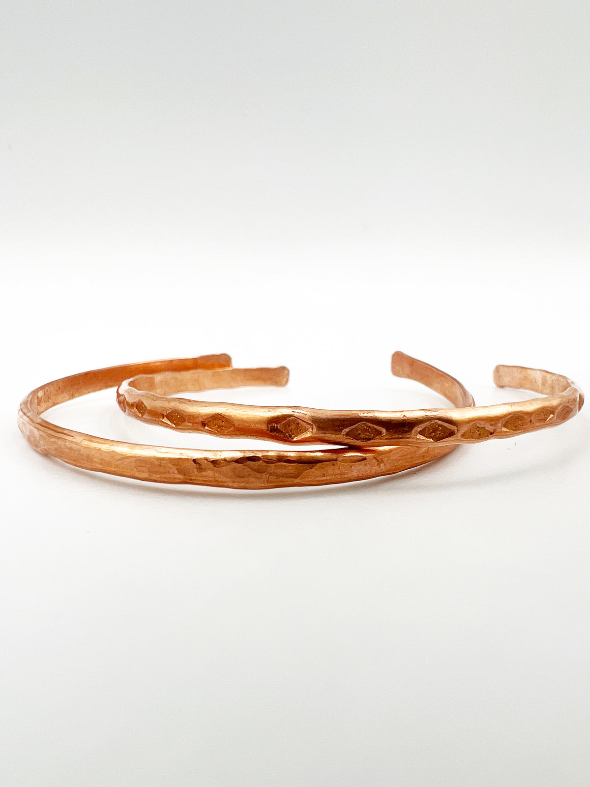 Seer Copper Cuff Pair by BeBeadiful Jewelry