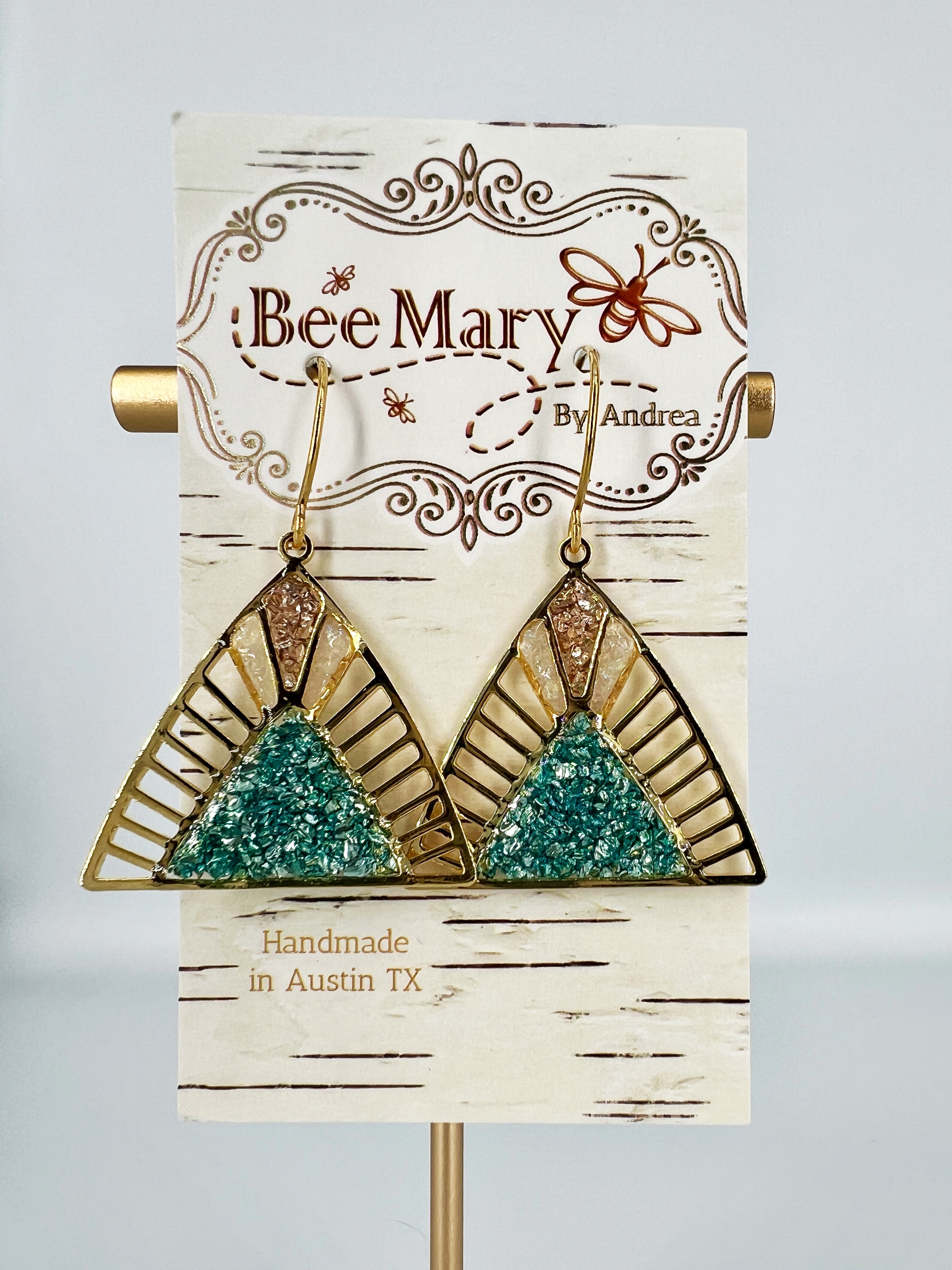 Deco Crush Earrings by Bee Mary