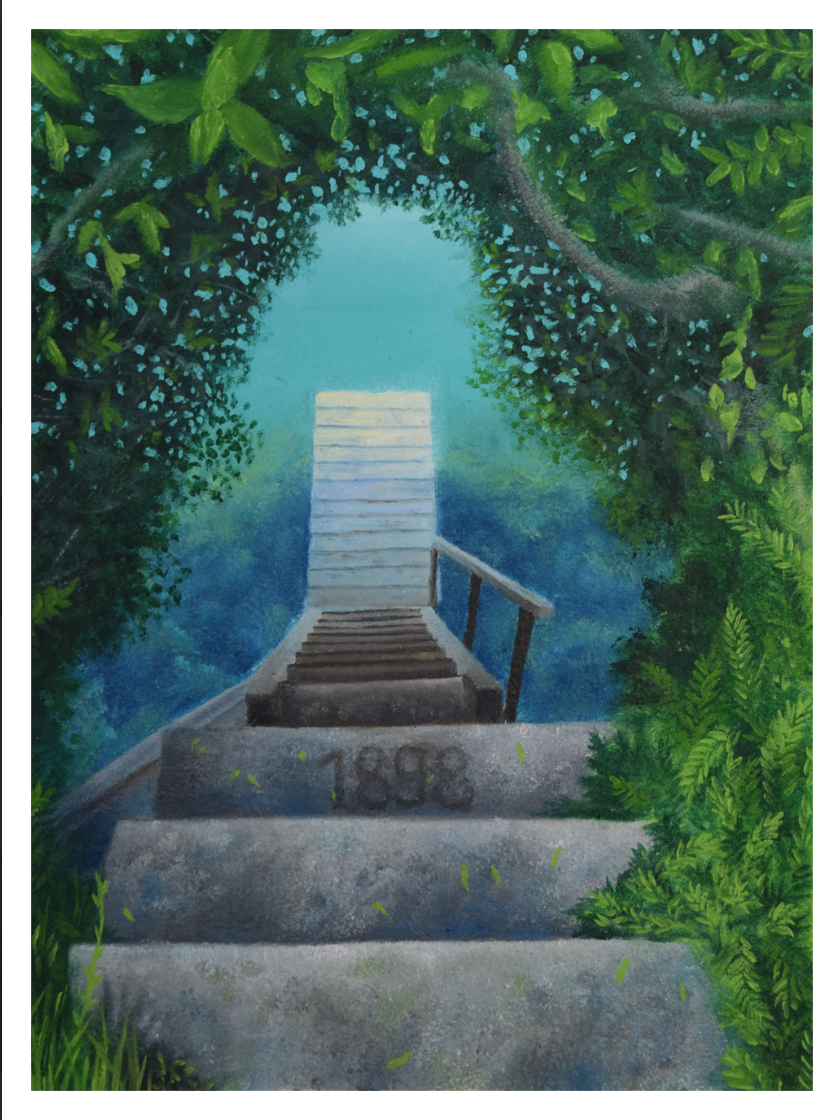 Dock in Cala Sant Esteve Print by Brooke Lewis + 6"x8"