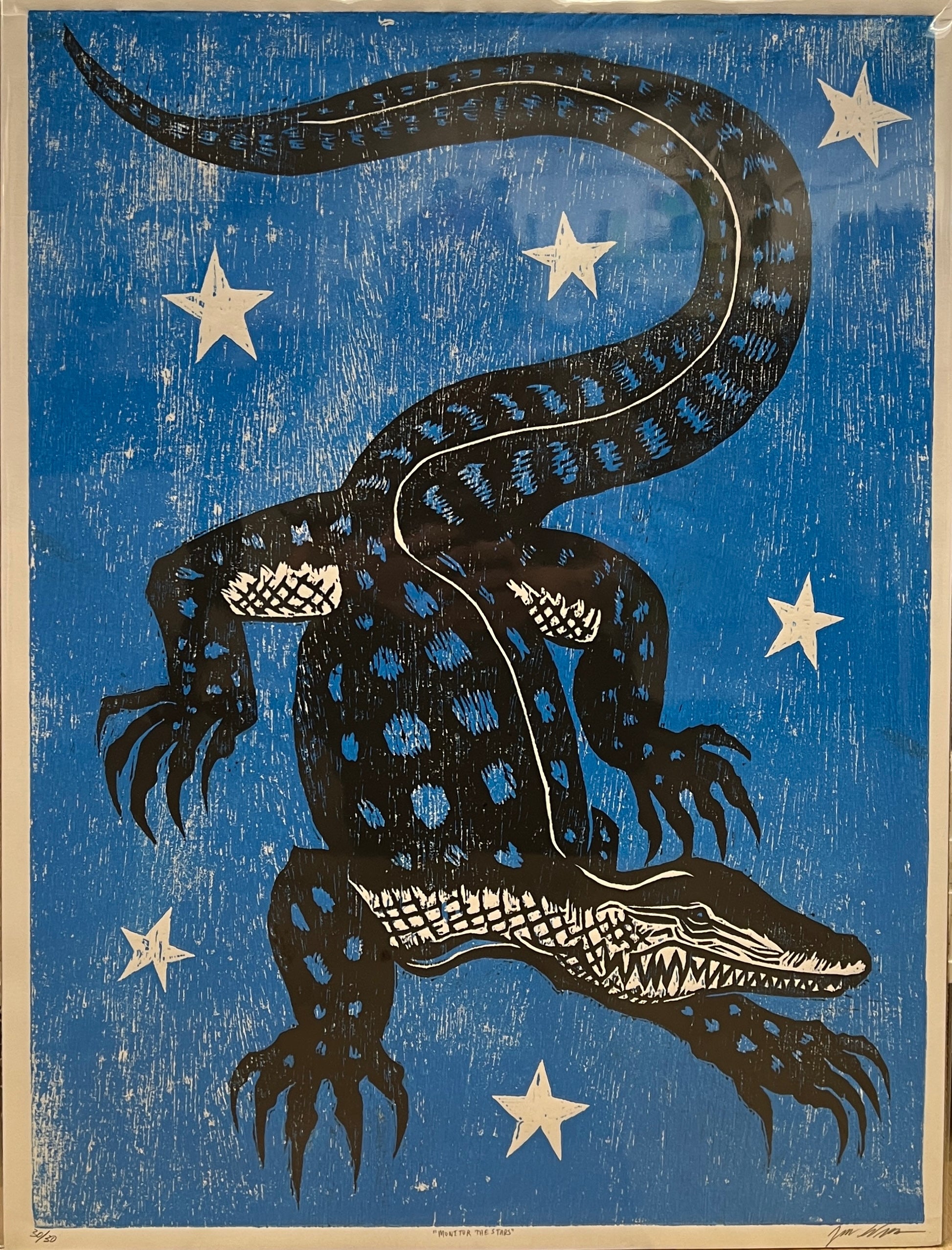 Monitor the Stars Framed Print by Brunky Art