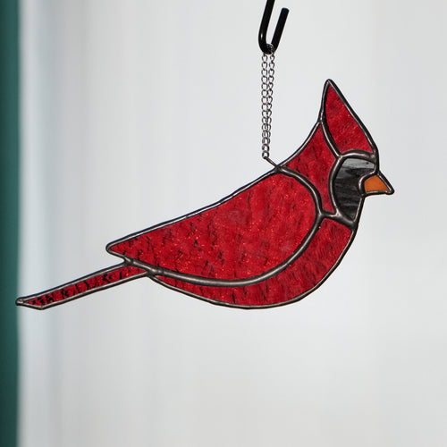 Stained Glass Cardinal by Endeavor Glass