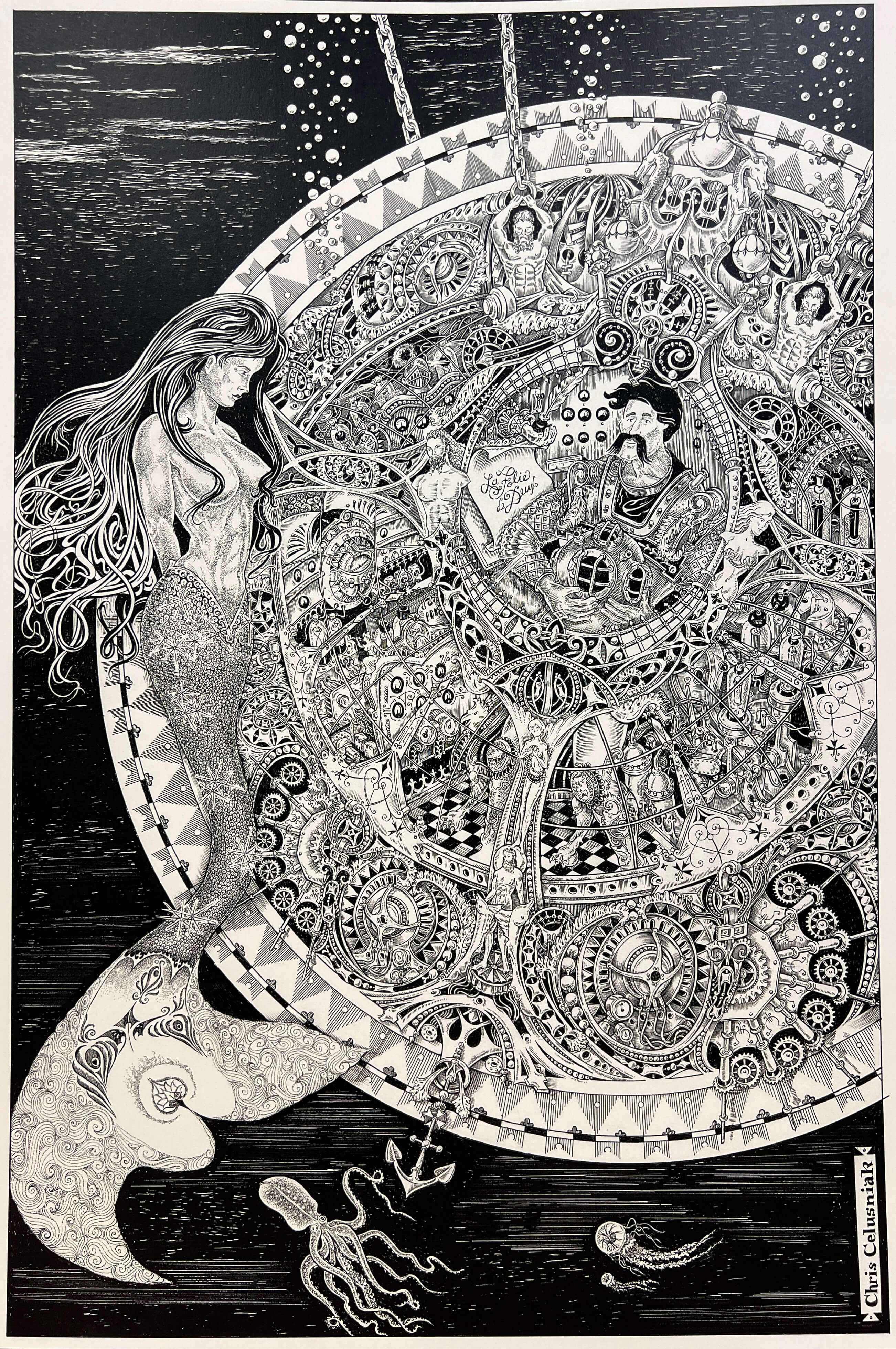 Le Folie de Deux Print by Chris Celusniak