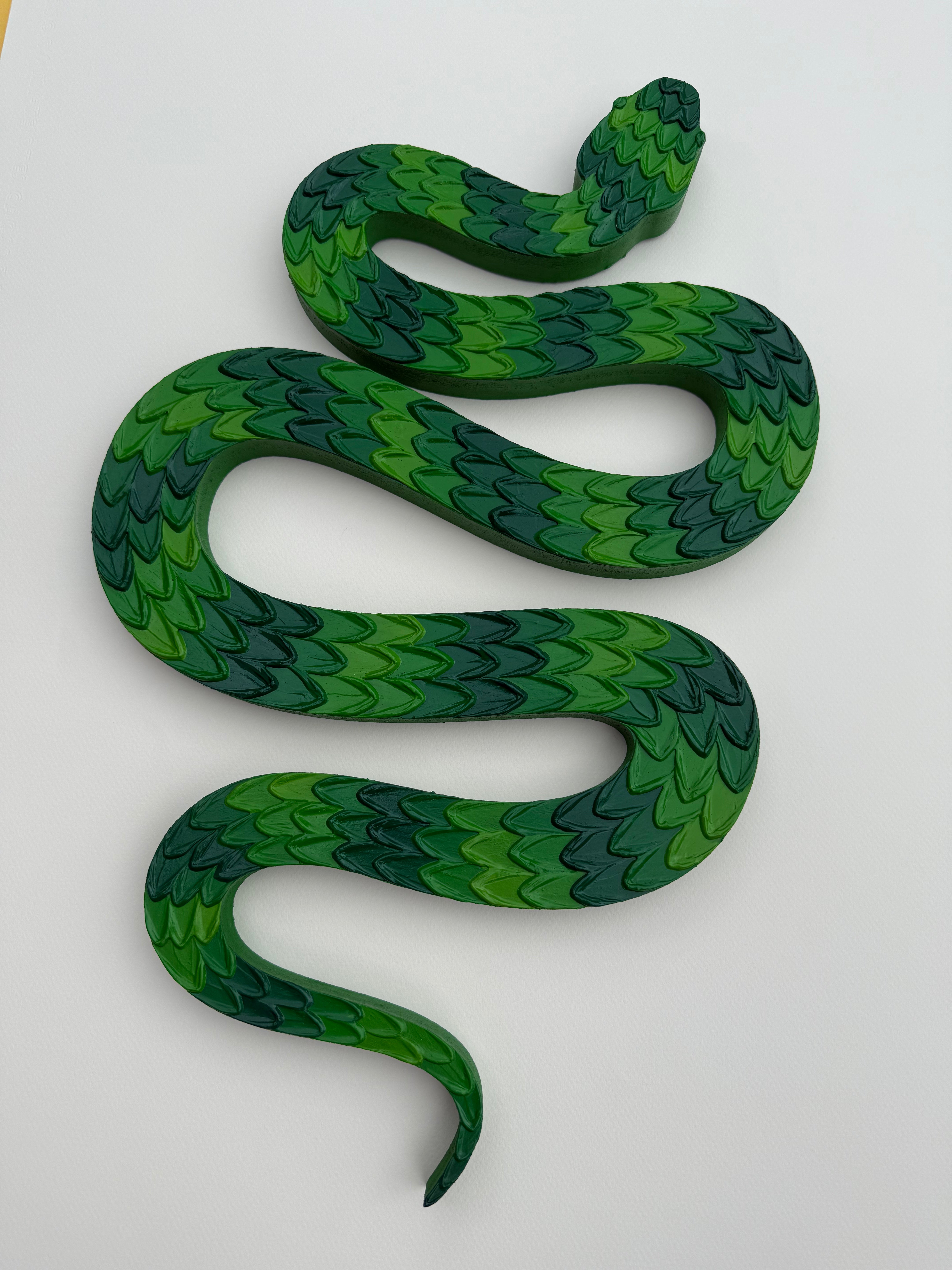 Green Snake by Clarissa Sylva