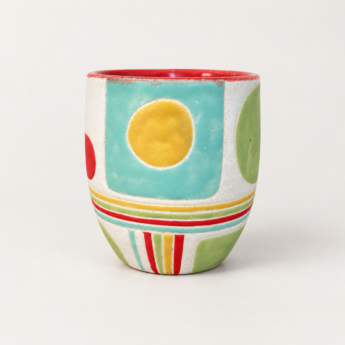 Color Parade Cup by Ephemeral Pottery