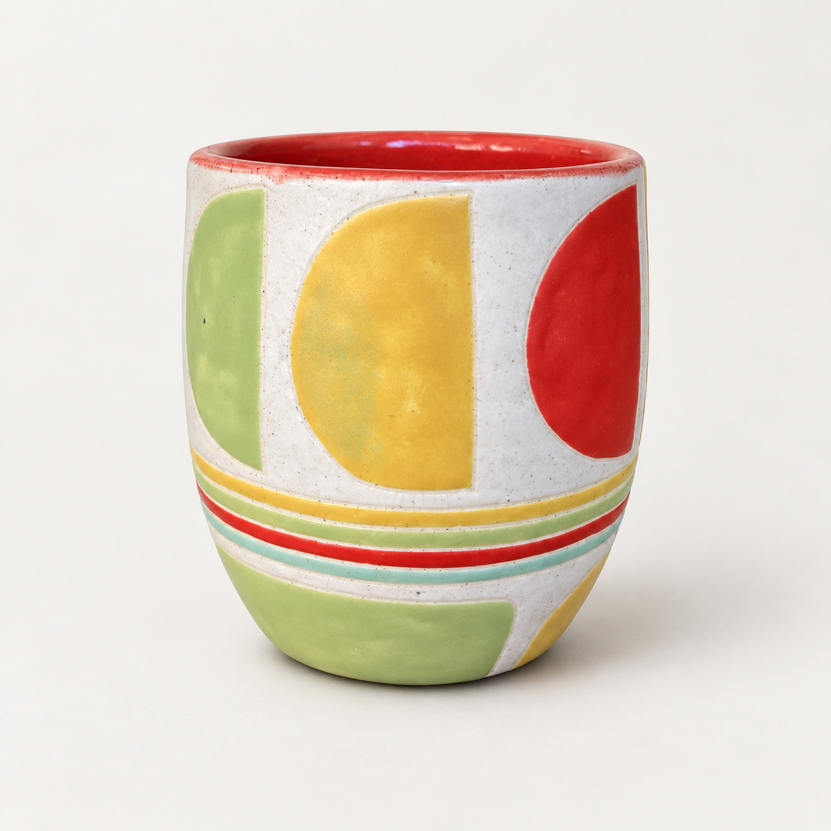Color Parade Cup by Ephemeral Pottery