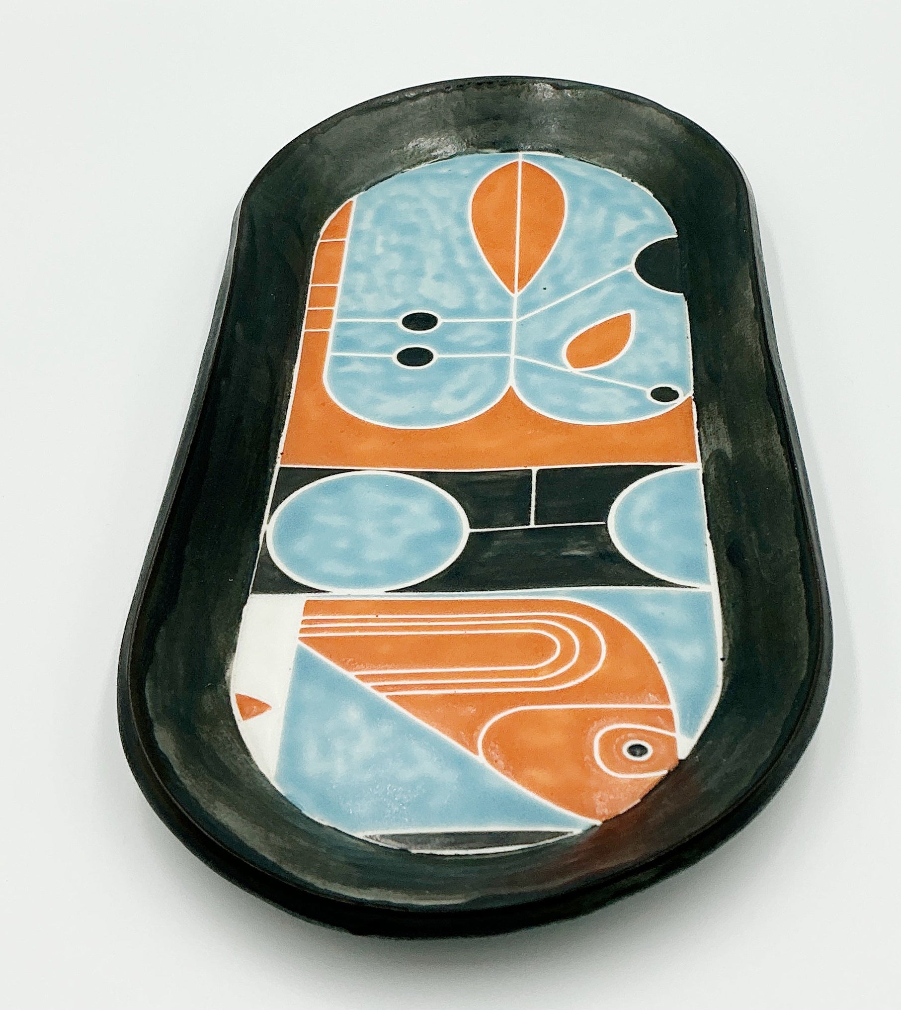Oval Mod Tray by Ephemeral Pottery
