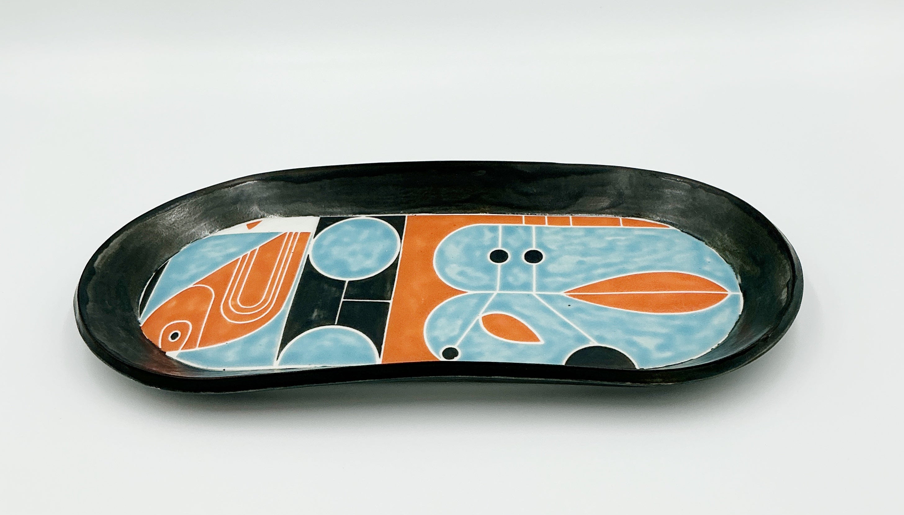 Oval Mod Tray by Ephemeral Pottery