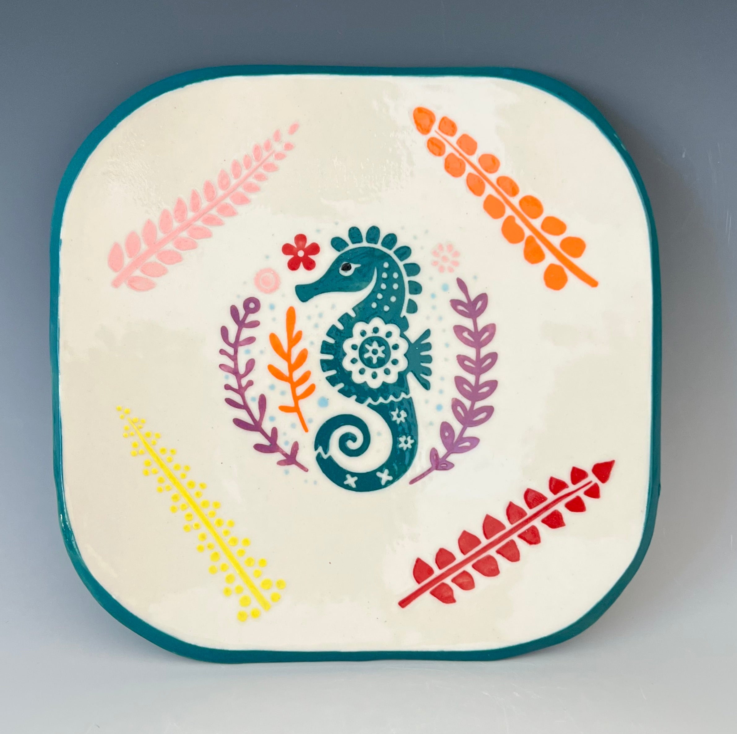 Seahorse Tray by Ephemeral Pottery