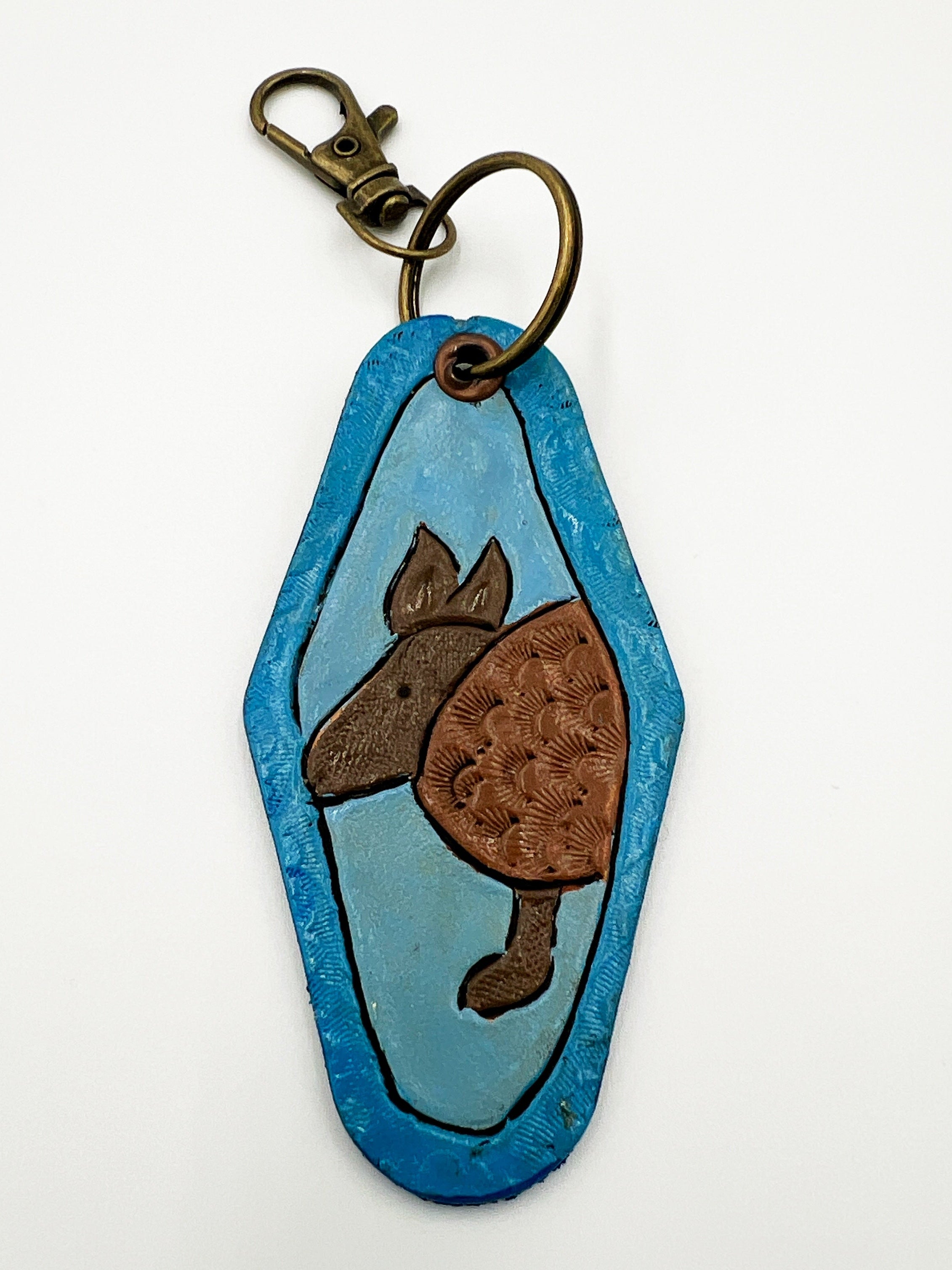 Armadillo Keychain by Erin Crownover