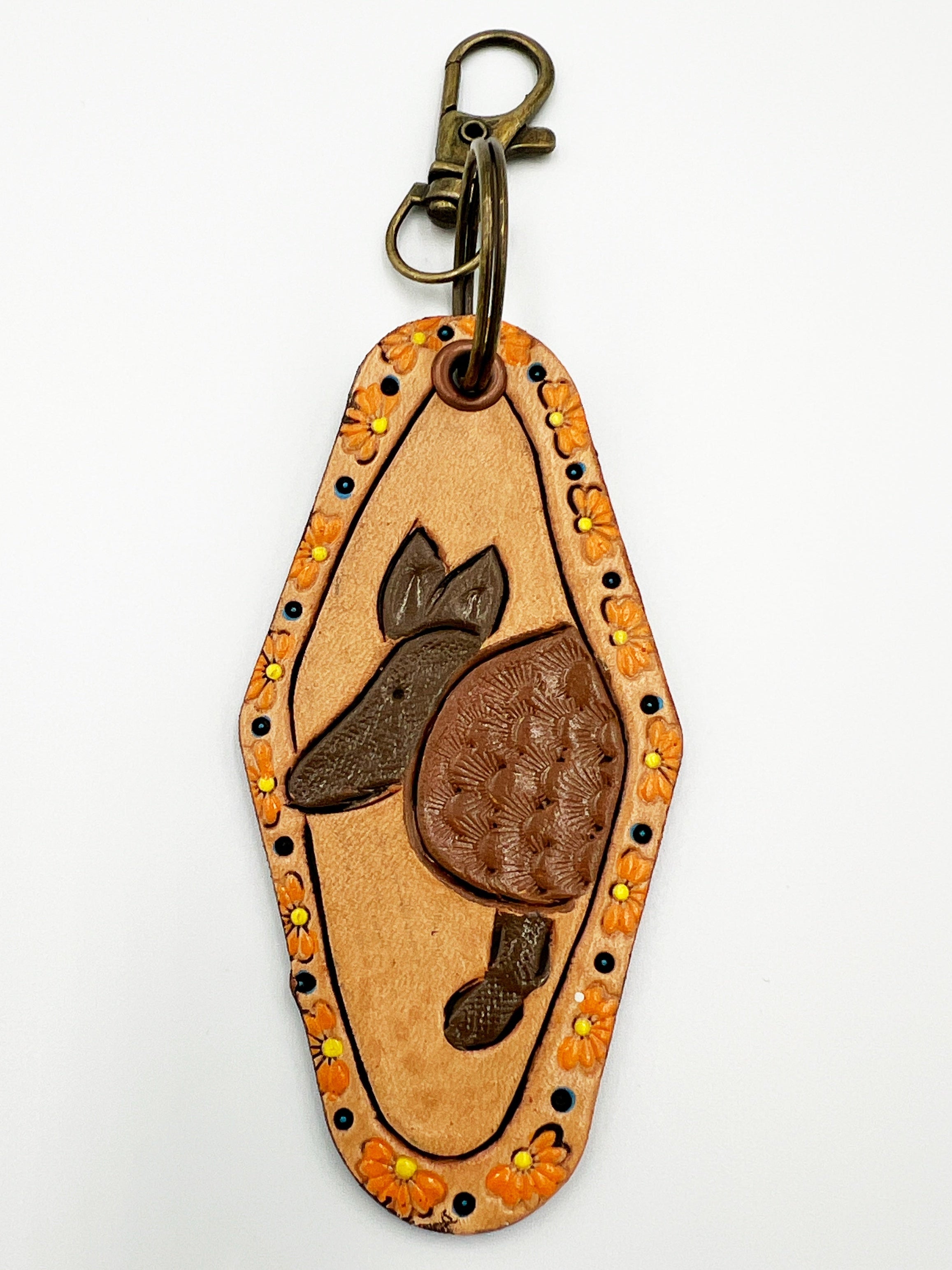 Armadillo Keychain by Erin Crownover