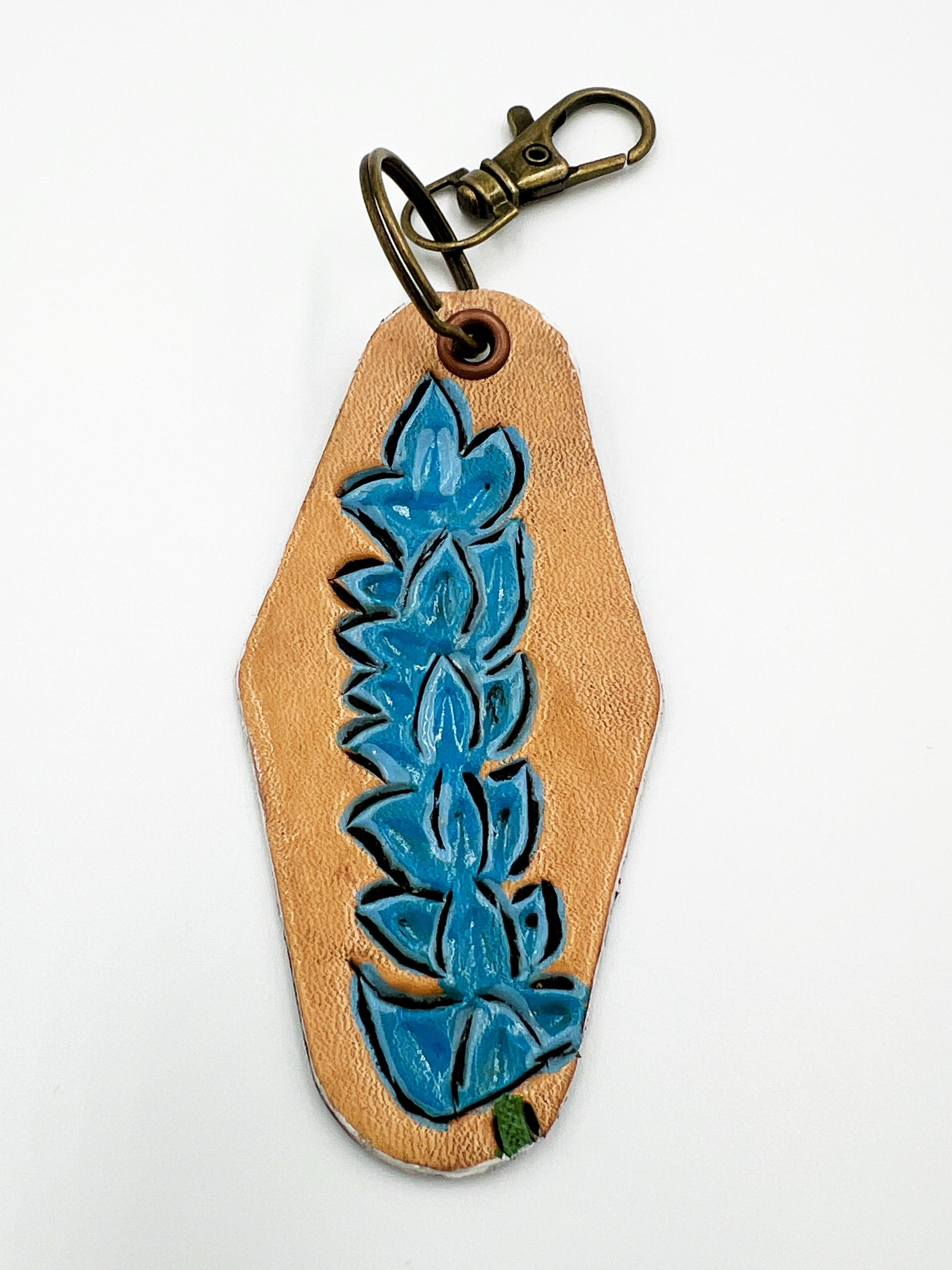 Bluebonnet Keychain by Erin Crownover