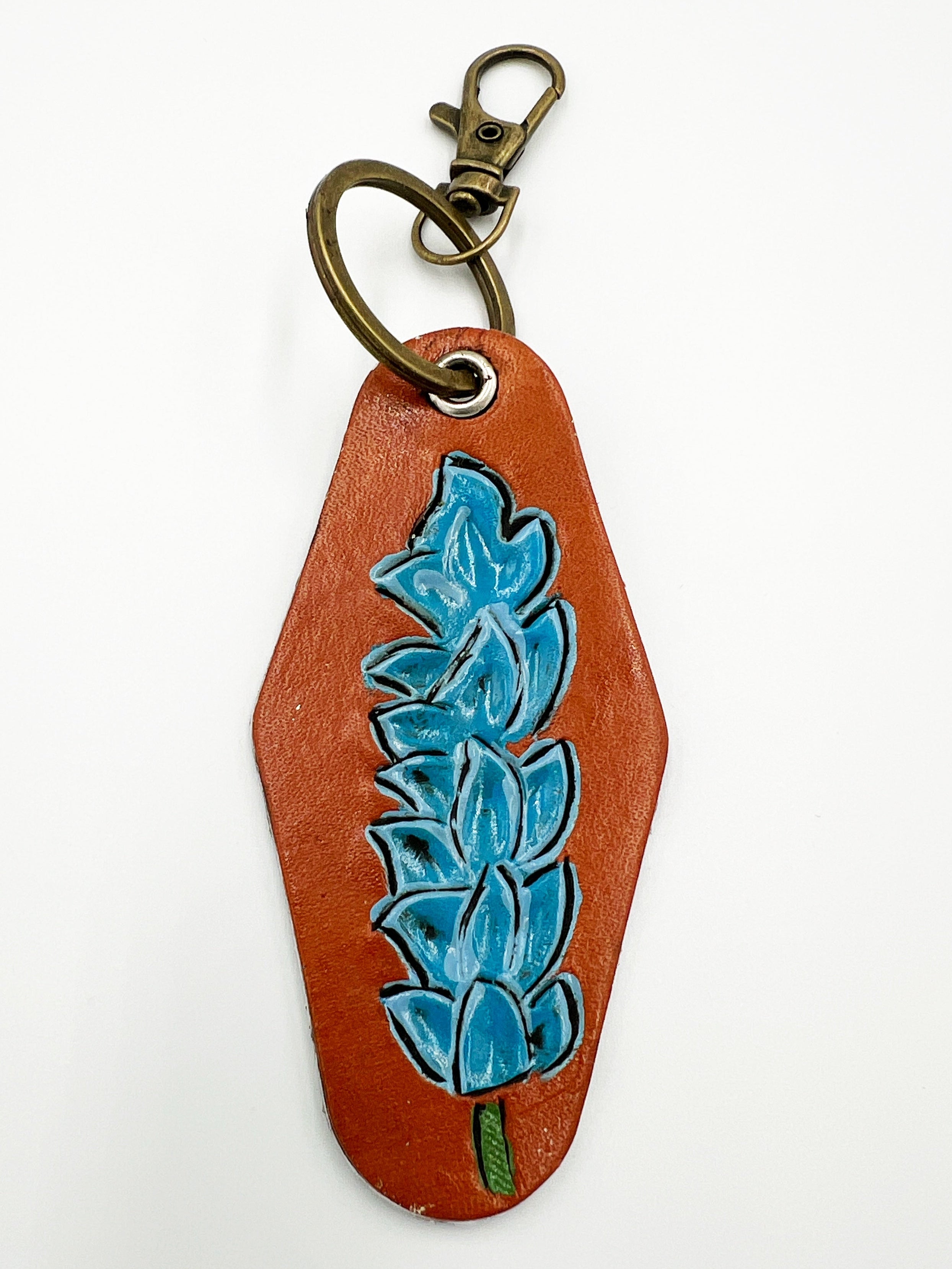 Bluebonnet Keychain by Erin Crownover