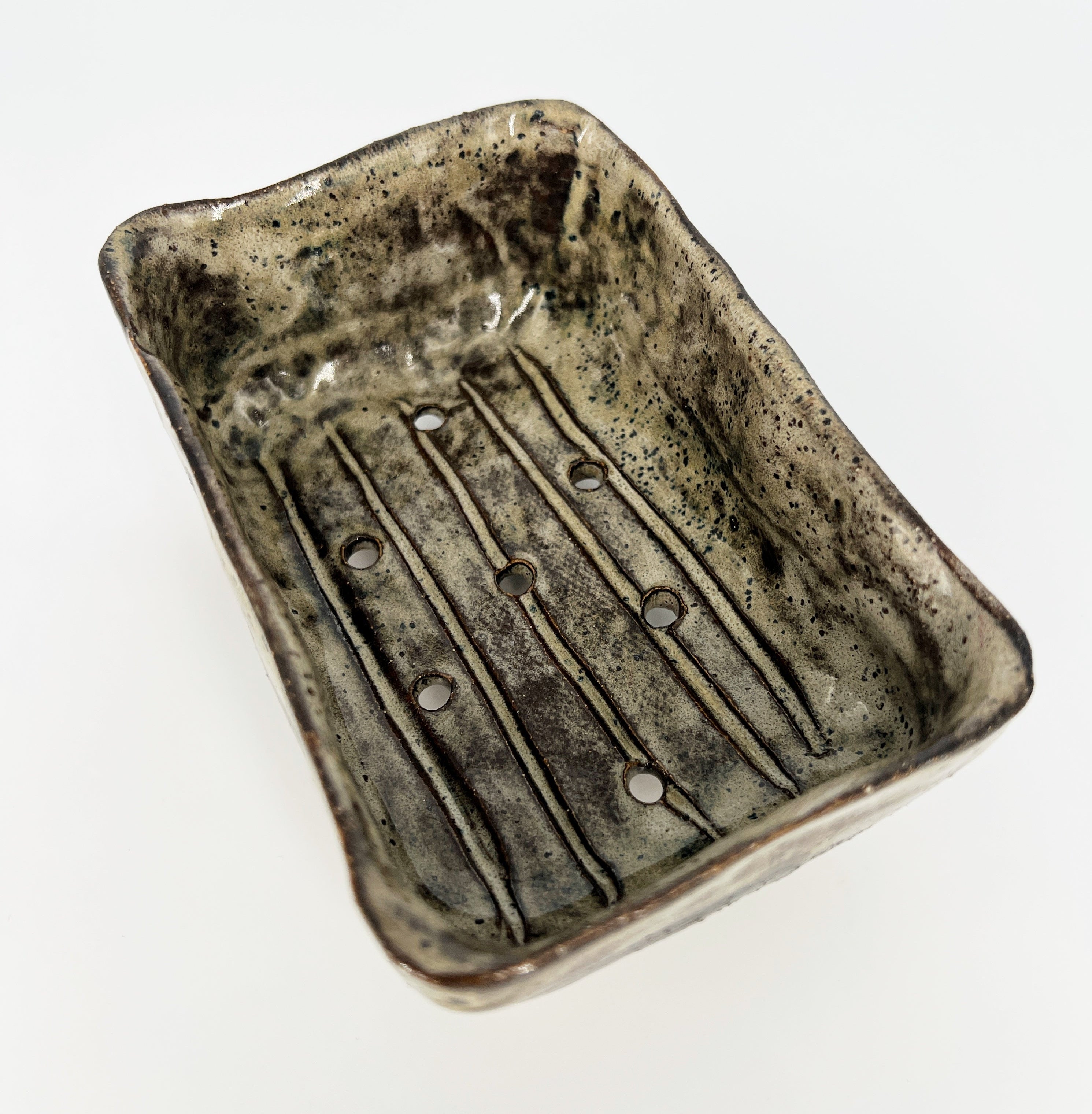 Midnight Speckled Sponge Holder by Fig Tree Pots