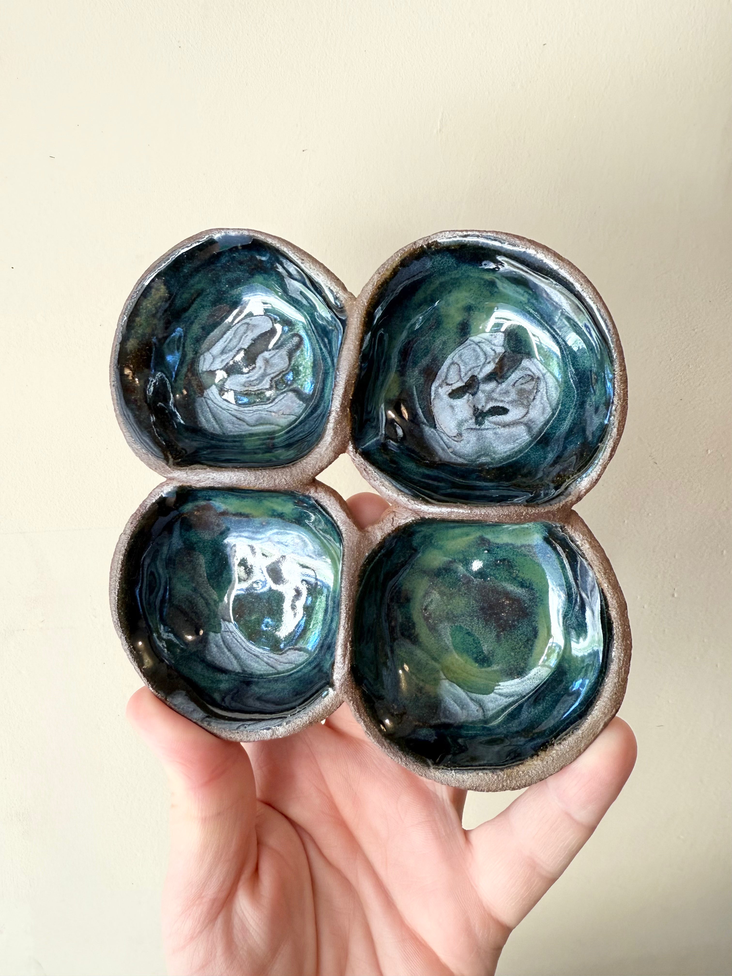 Northern Lights 4 Bubble Tray by Fig Tree Pots