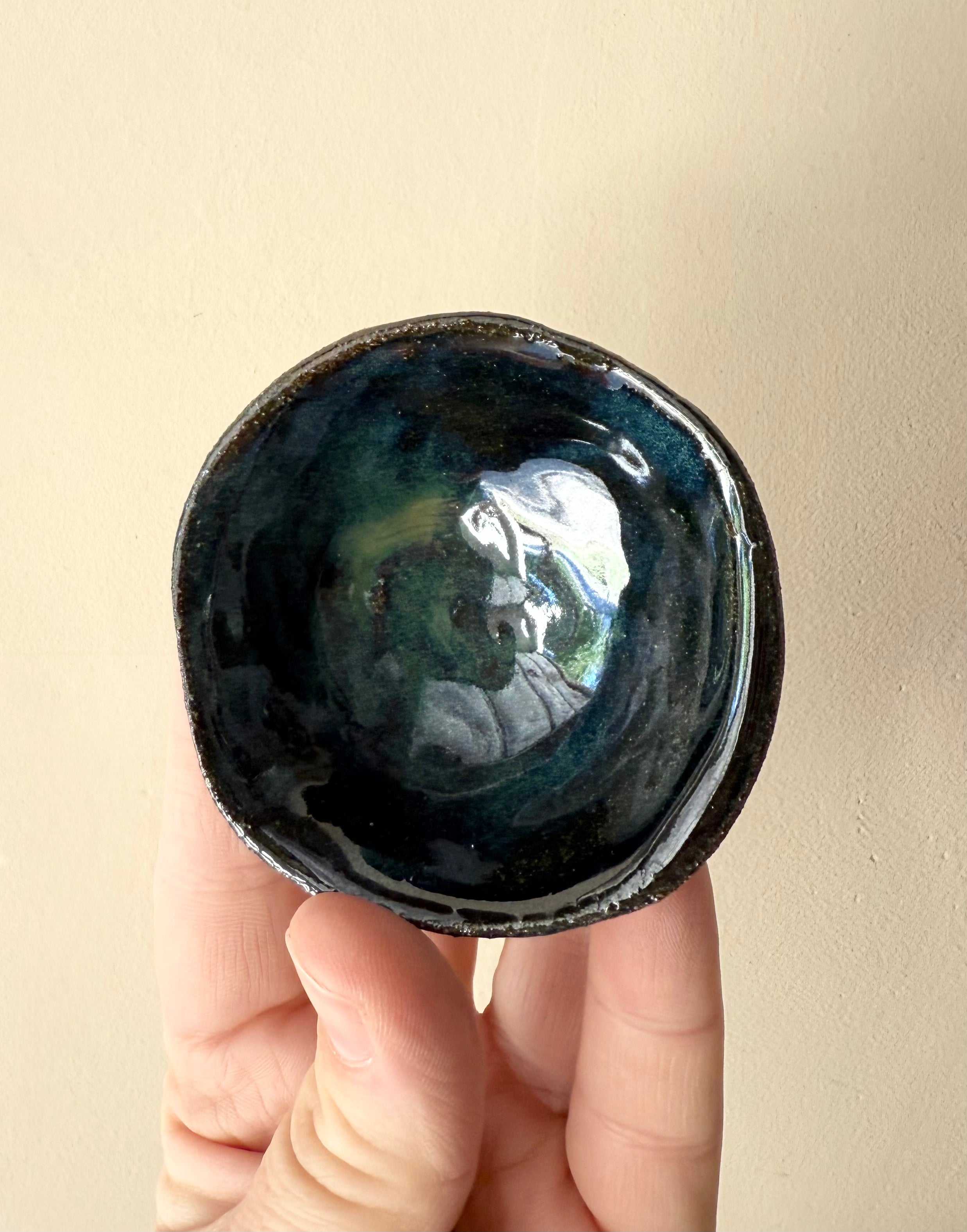 Northern Lights Single Bubble Dish by Fig Tree Pots