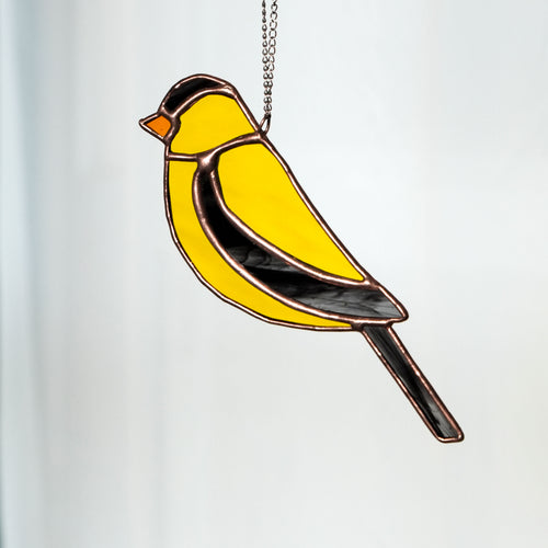 Stained Glass Goldfinch by Endeavor Glass