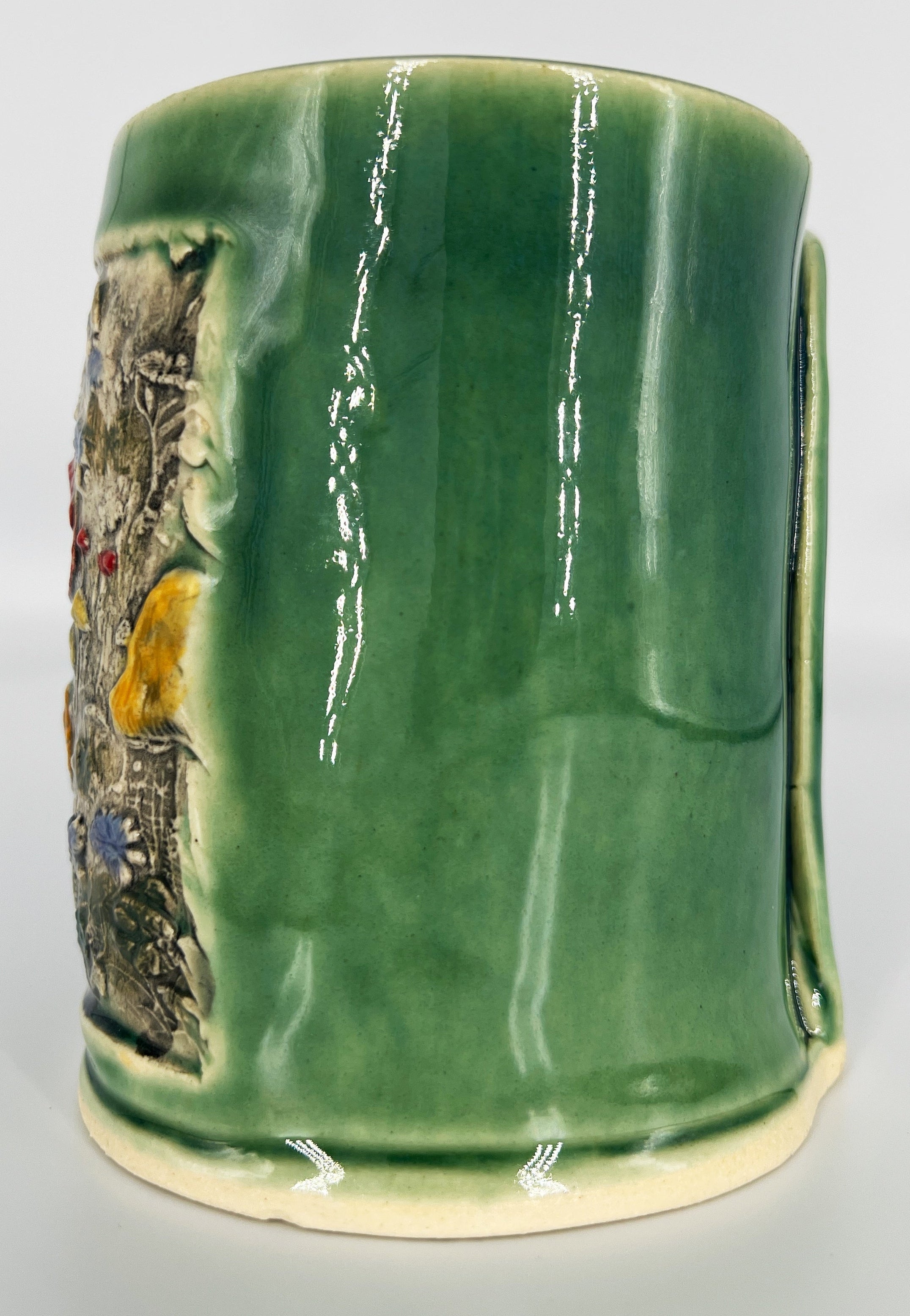 Colorful Mushroom Planter in Bluegreen by Hooting Buddha