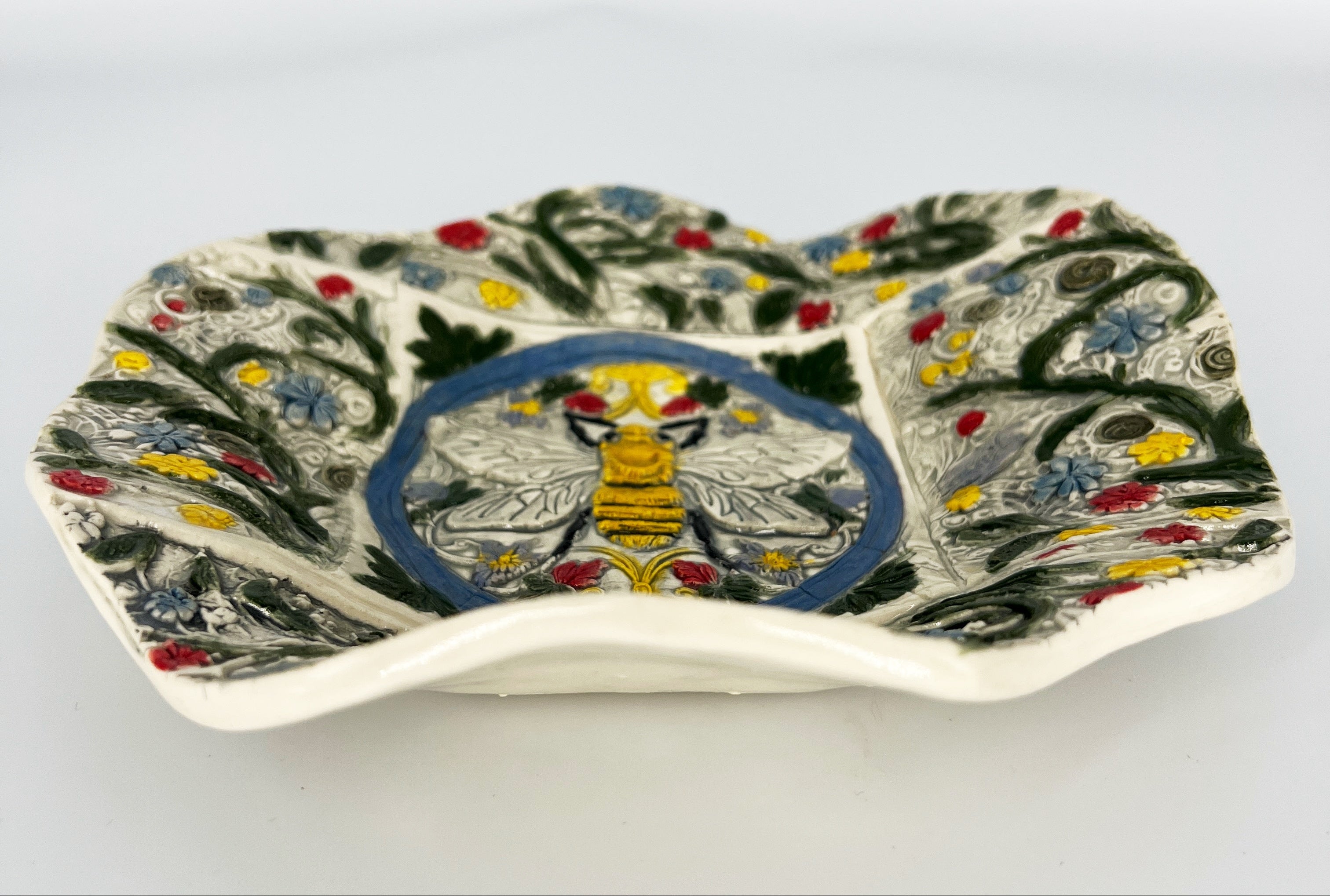 Ceramic Bee Dish by Hooting Buddha