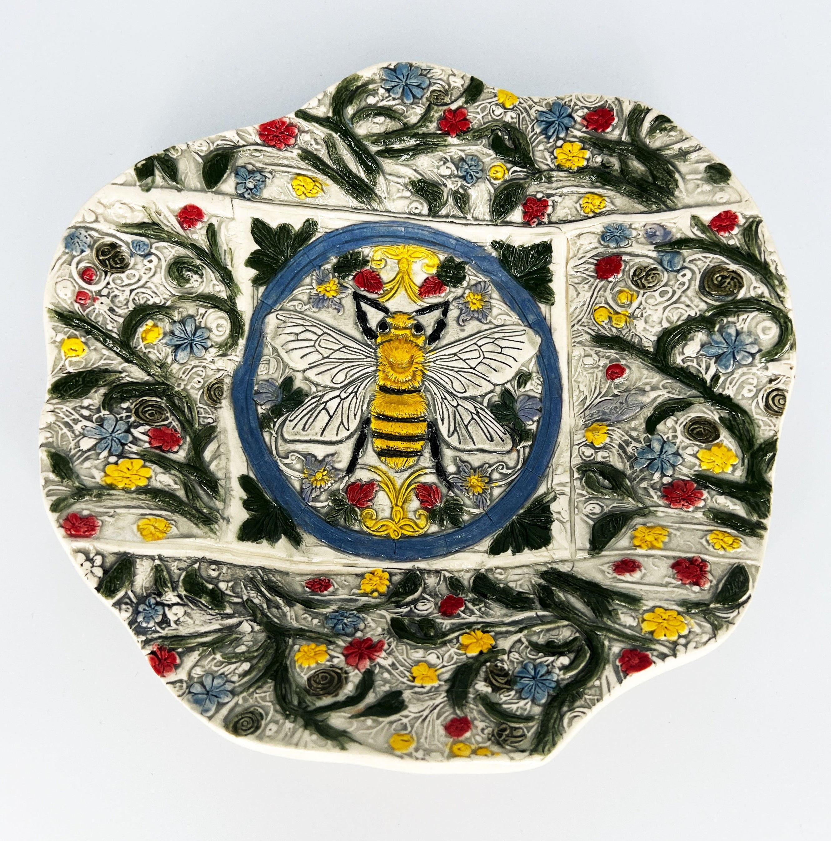 Ceramic Bee Dish by Hooting Buddha