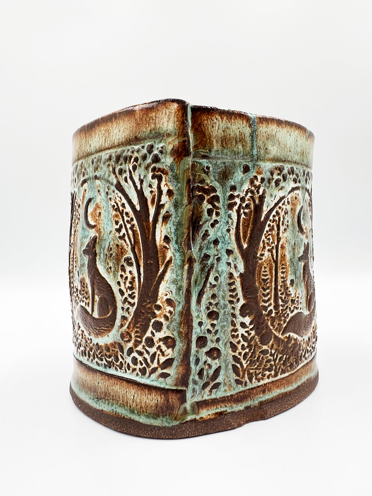 Fox Moon Planter by Hooting Buddha