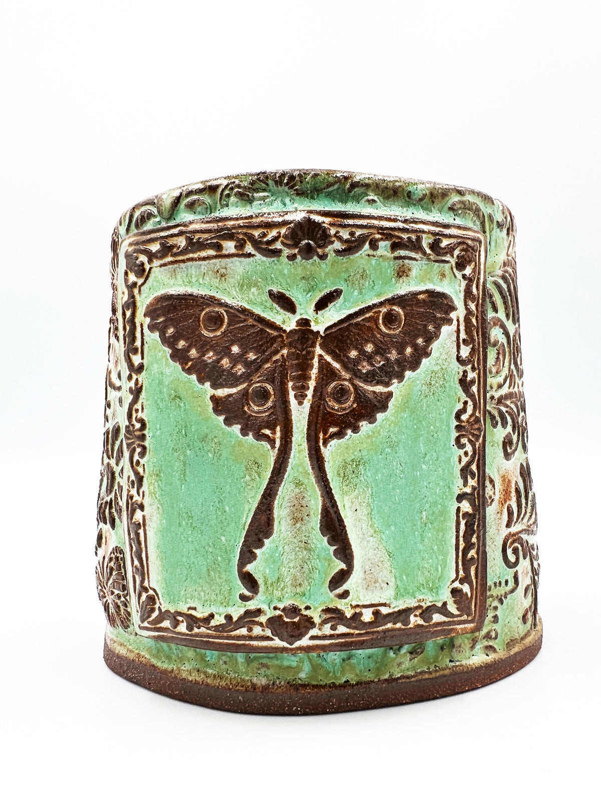 Green Moth Planter by Hooting Buddha