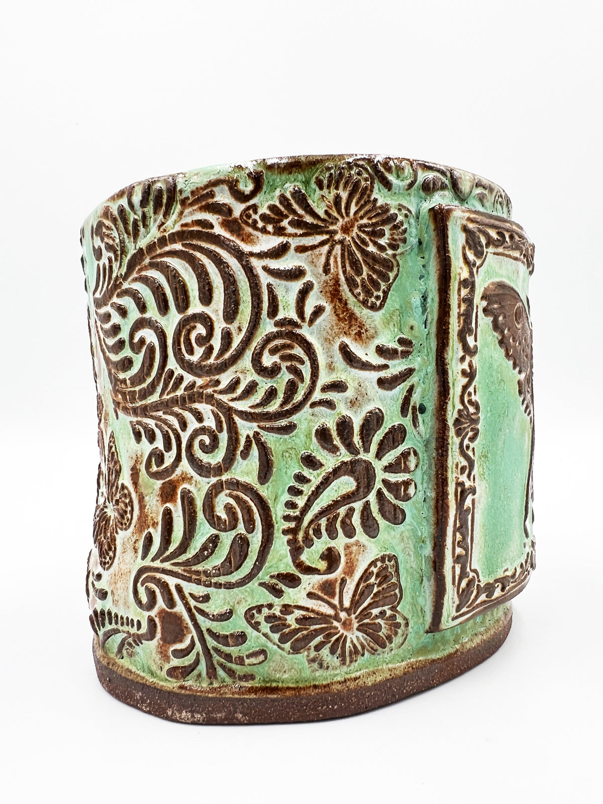 Green Moth Planter by Hooting Buddha