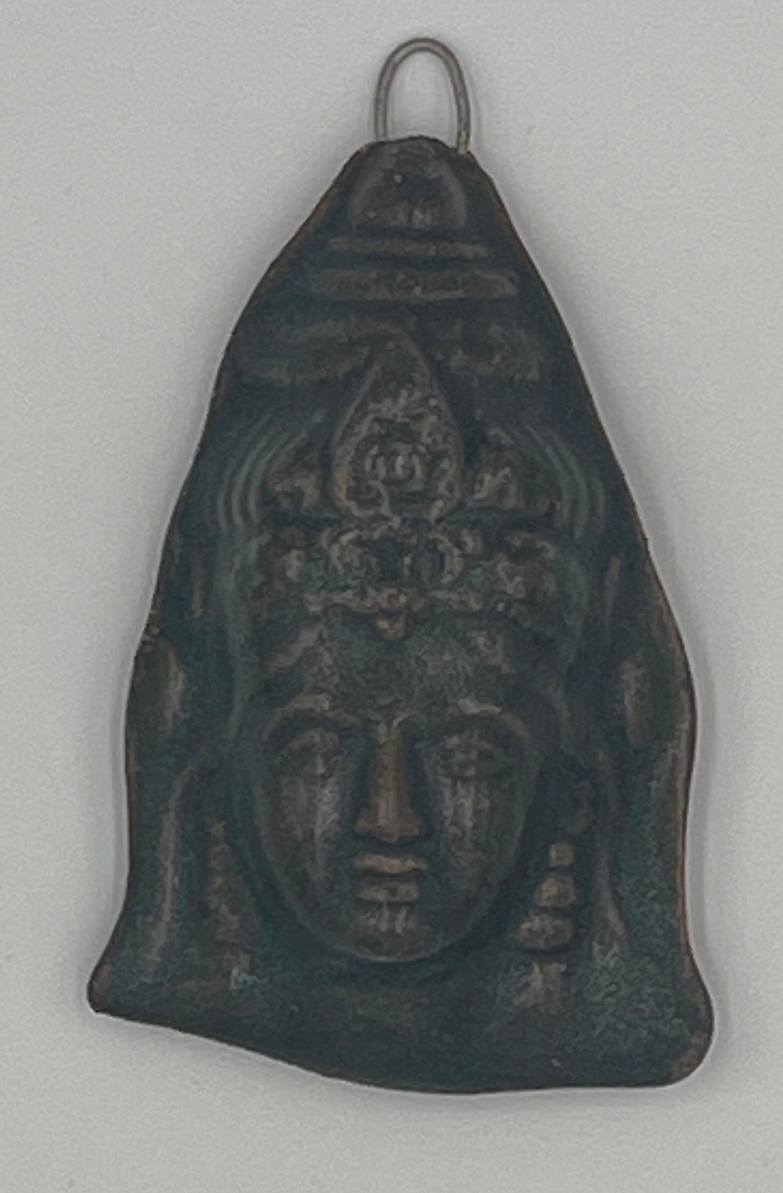 Buddha Head Ceramic Wall Hanging by Hooting Buddha