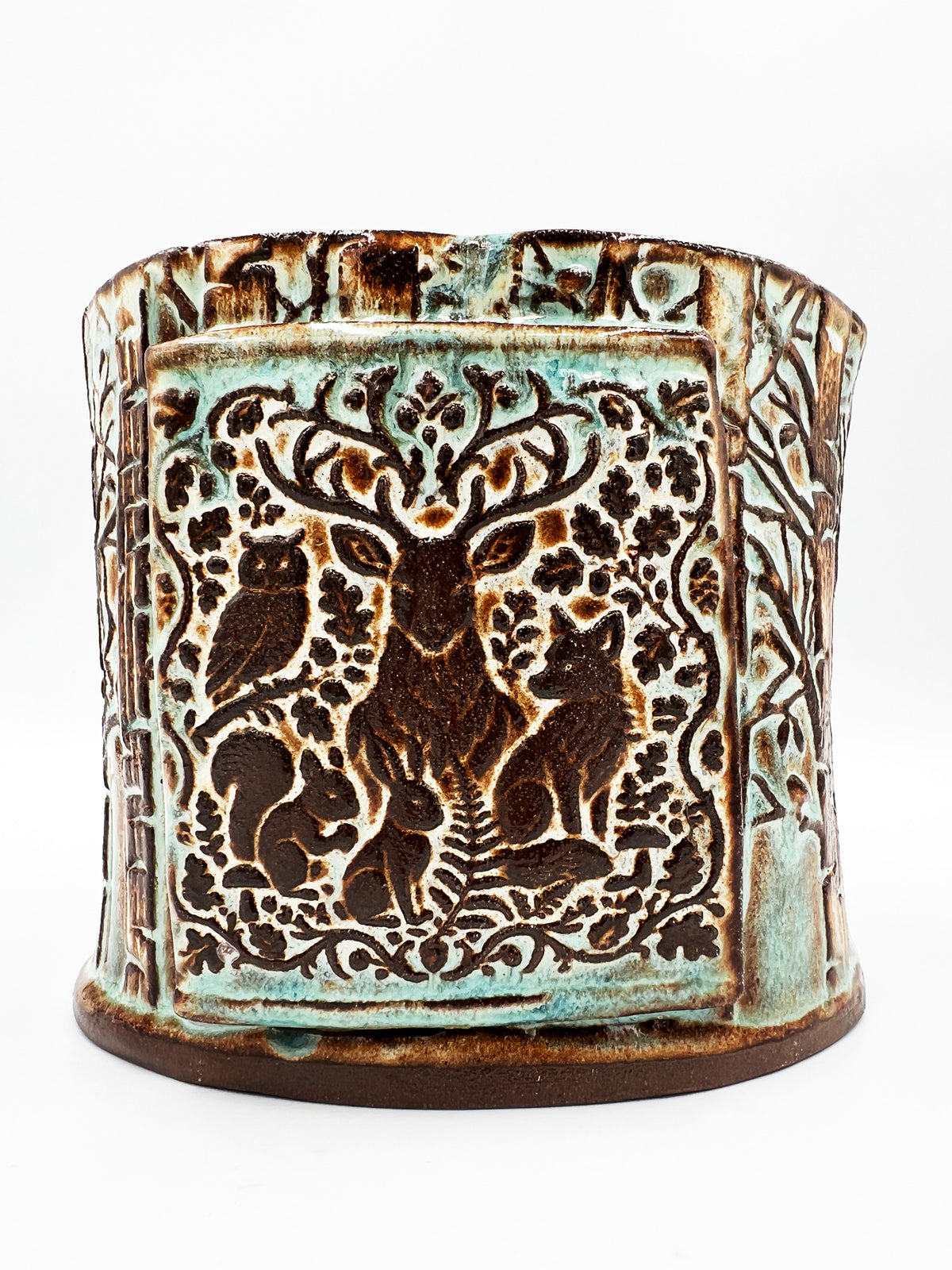 Animals in the Forest Planter by Hooting Buddha