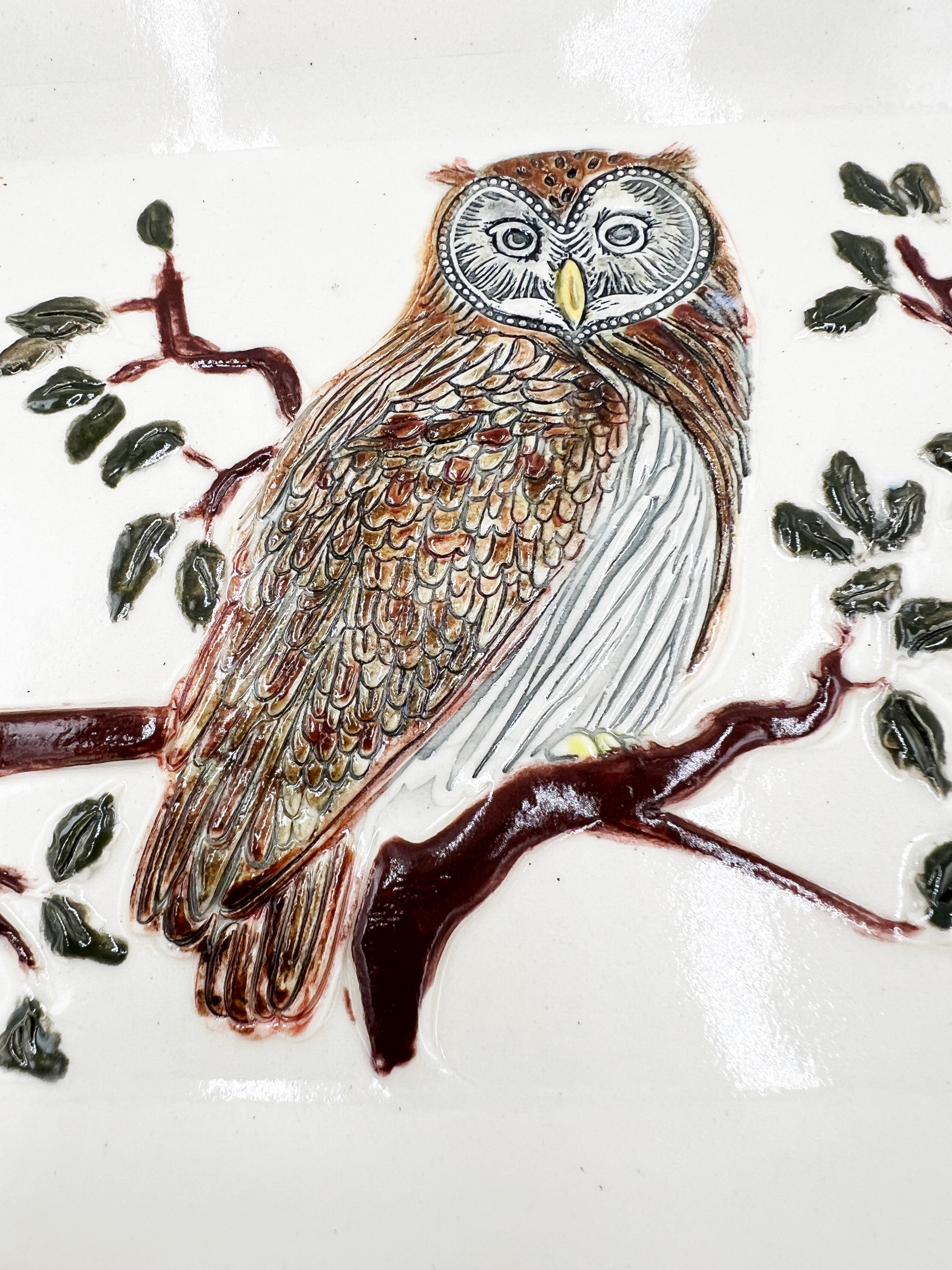 Triple Owl Tray by Hooting Buddha