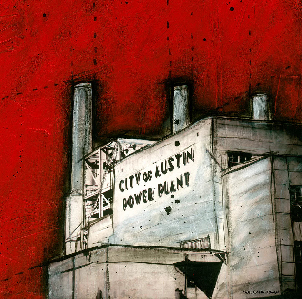 Austin Power Plant Canvas Print by Joel Ganucheau