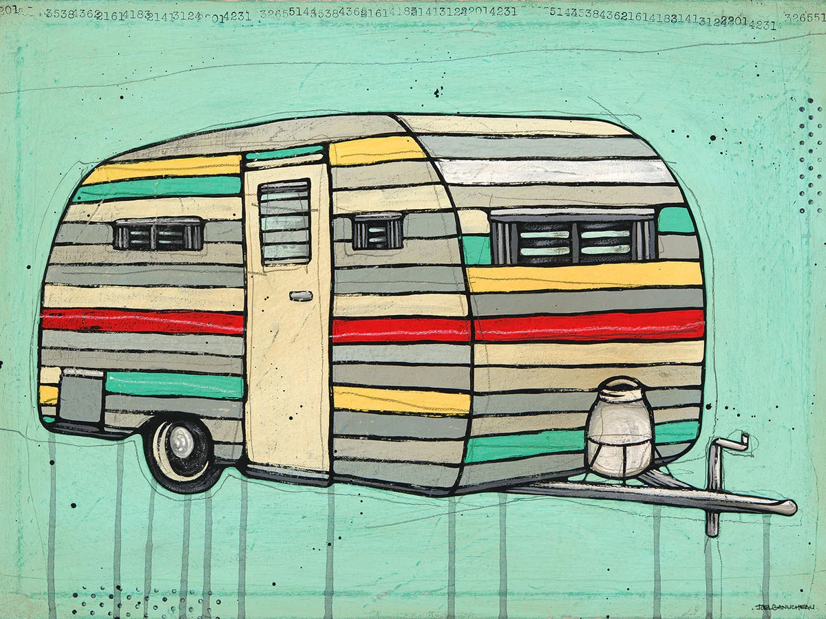 Happy Camper 2 Print by Joel Ganucheau + Paper
