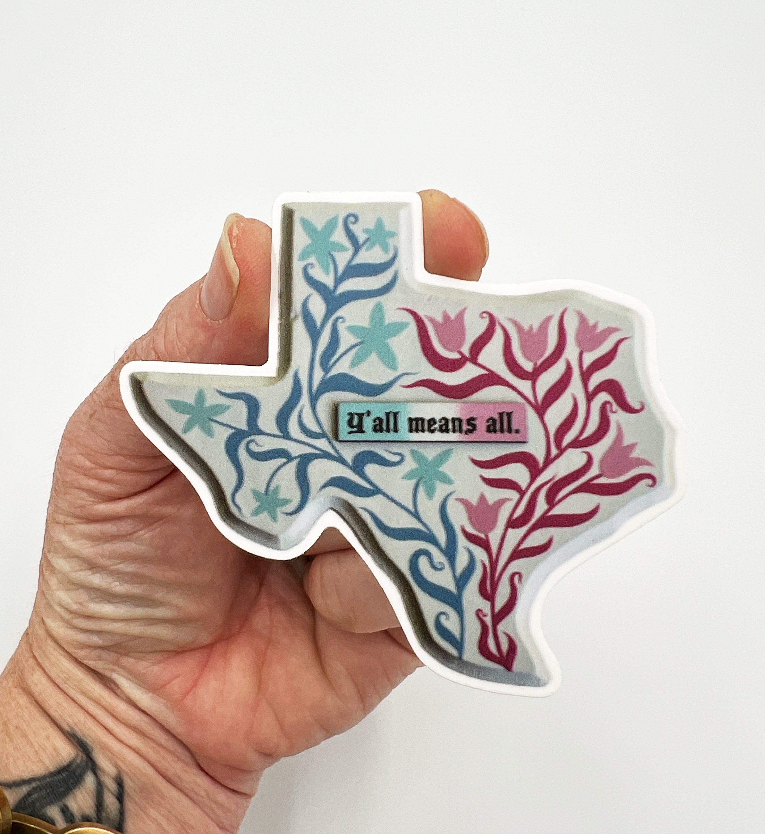 Y'all Means All Stickers by Katie Cowden