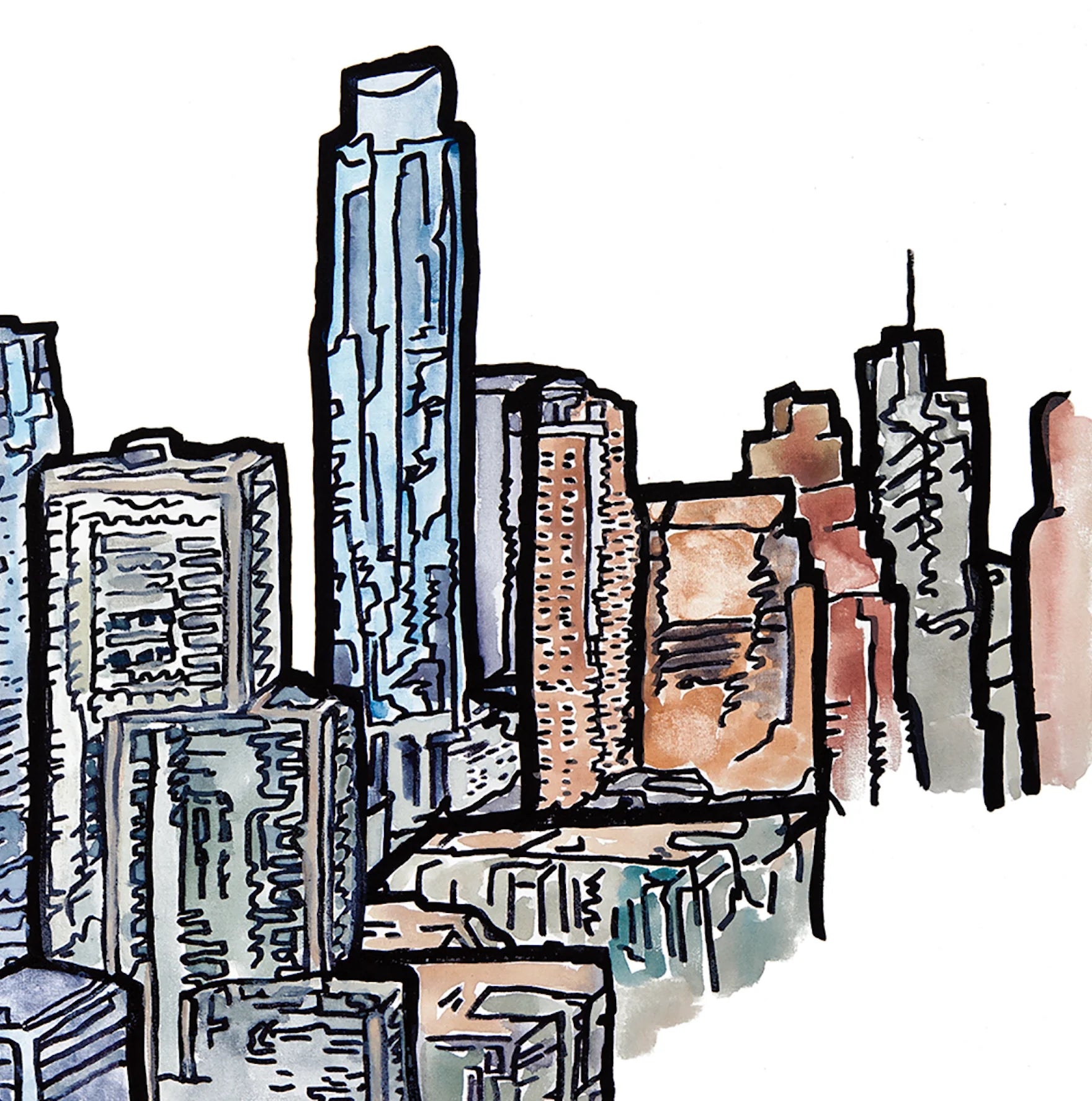 ATX Skyline Print by Katie Chance