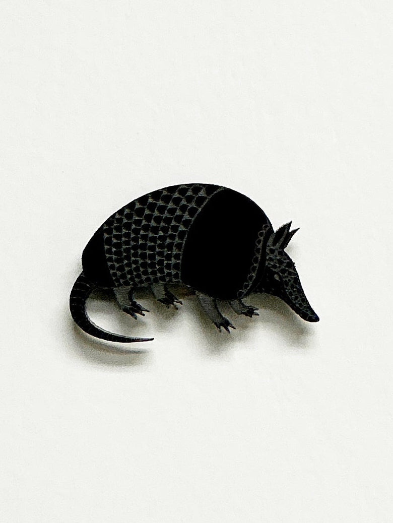 Armadillo Magnet by Katie Cowden