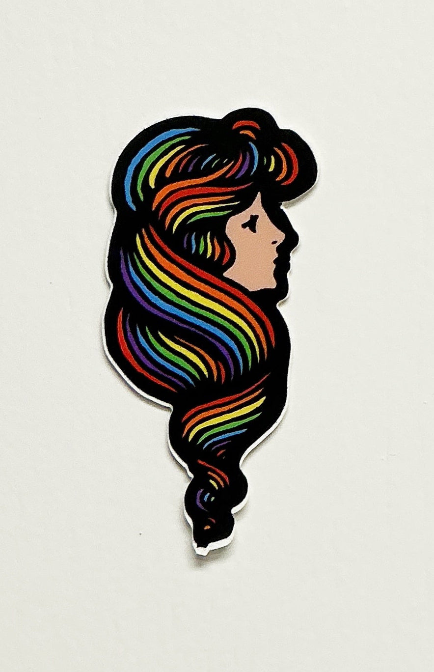 Rainbow Tierney Stickers by Katie Cowden