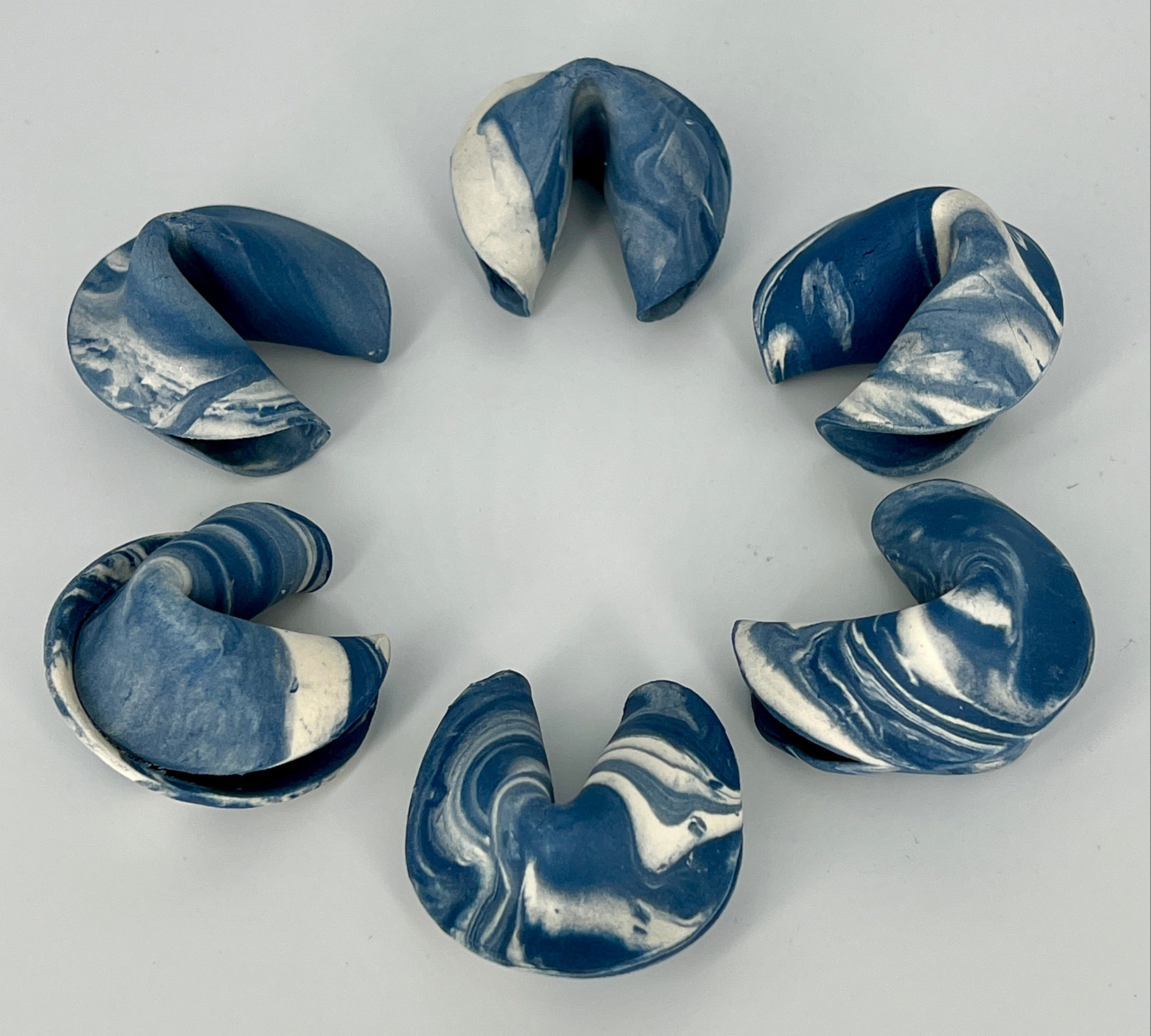 Marbled Ceramic Fortune Cookie by Katy Bradshaw David