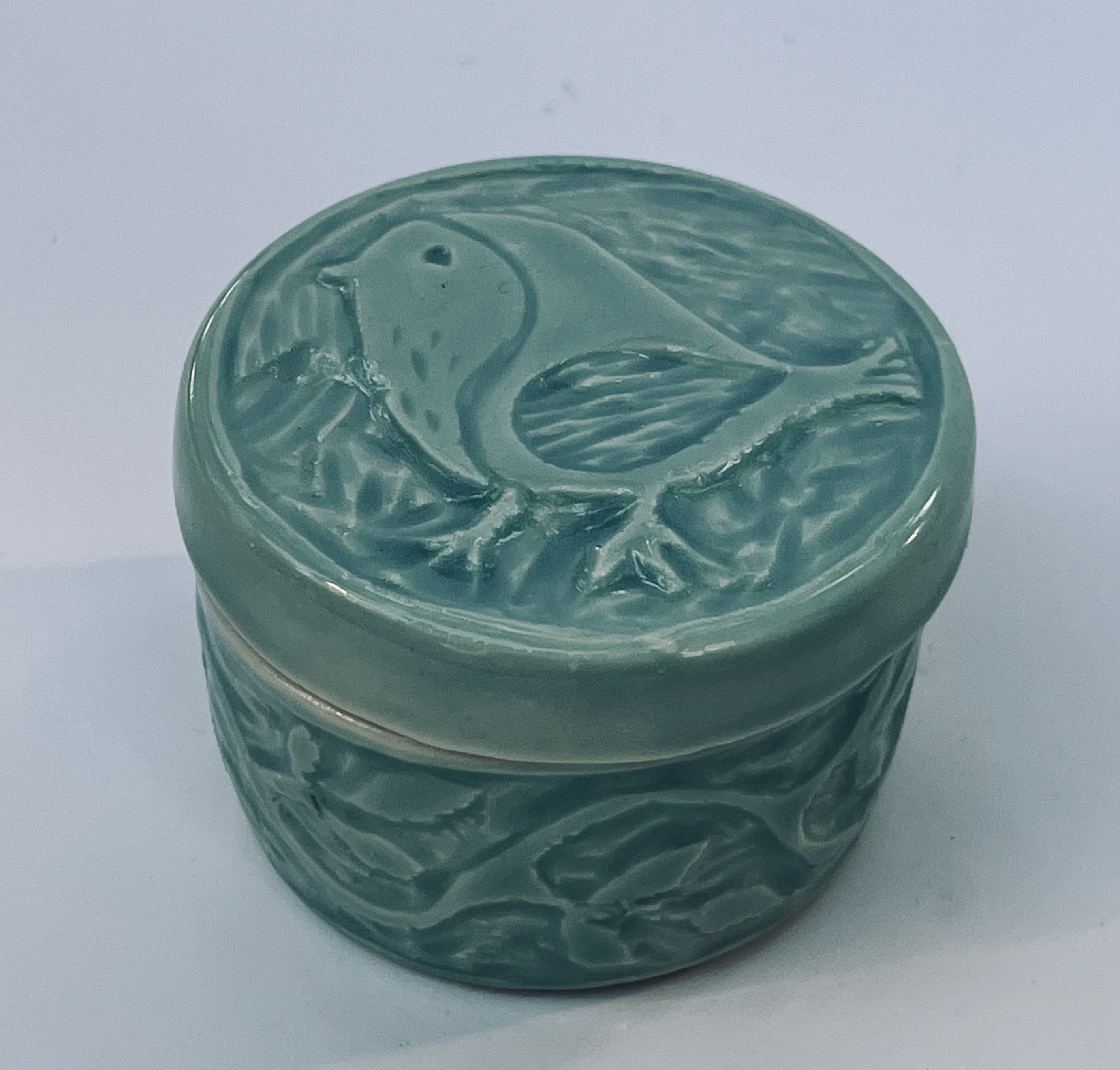 Lidded Bird Dish by Katy Bradshaw David