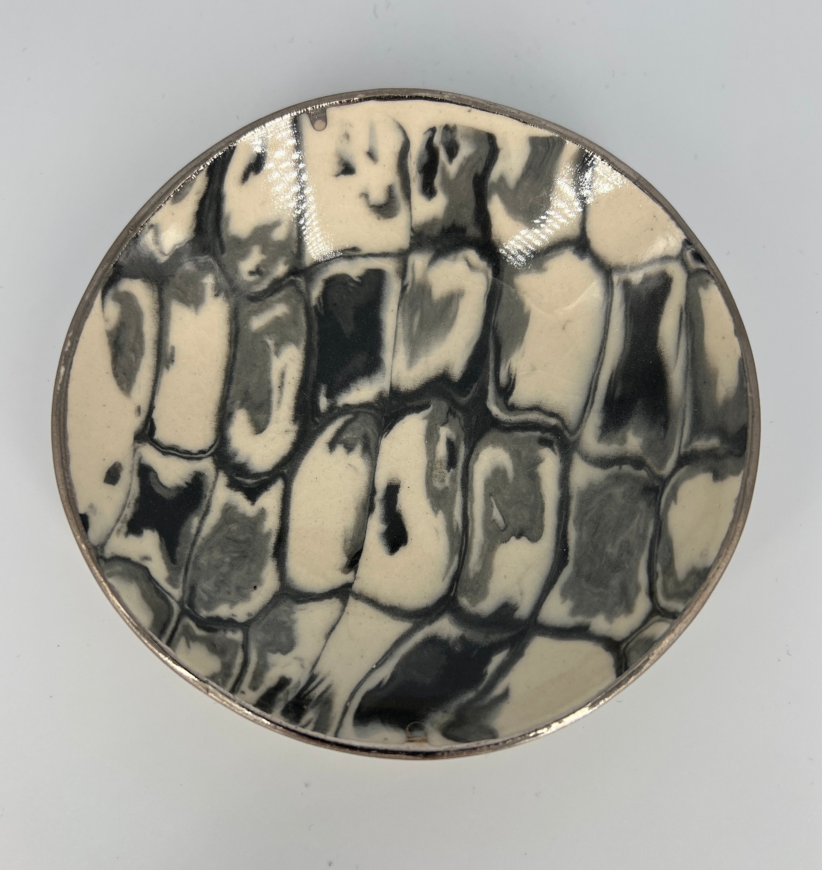 Round Nerikomi Dish by Katy Bradshaw David